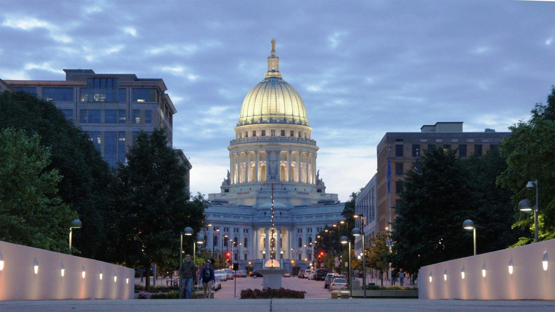 1920x1080 Wisconsin State Capitol HD Wallpaper. Background Image