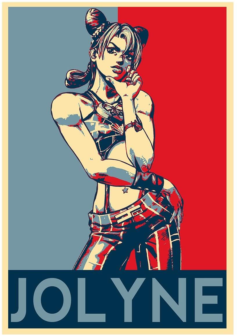 816x1157 Poster Jojo Bizarre AdventurePropaganda Jolyne Kujo 42x30