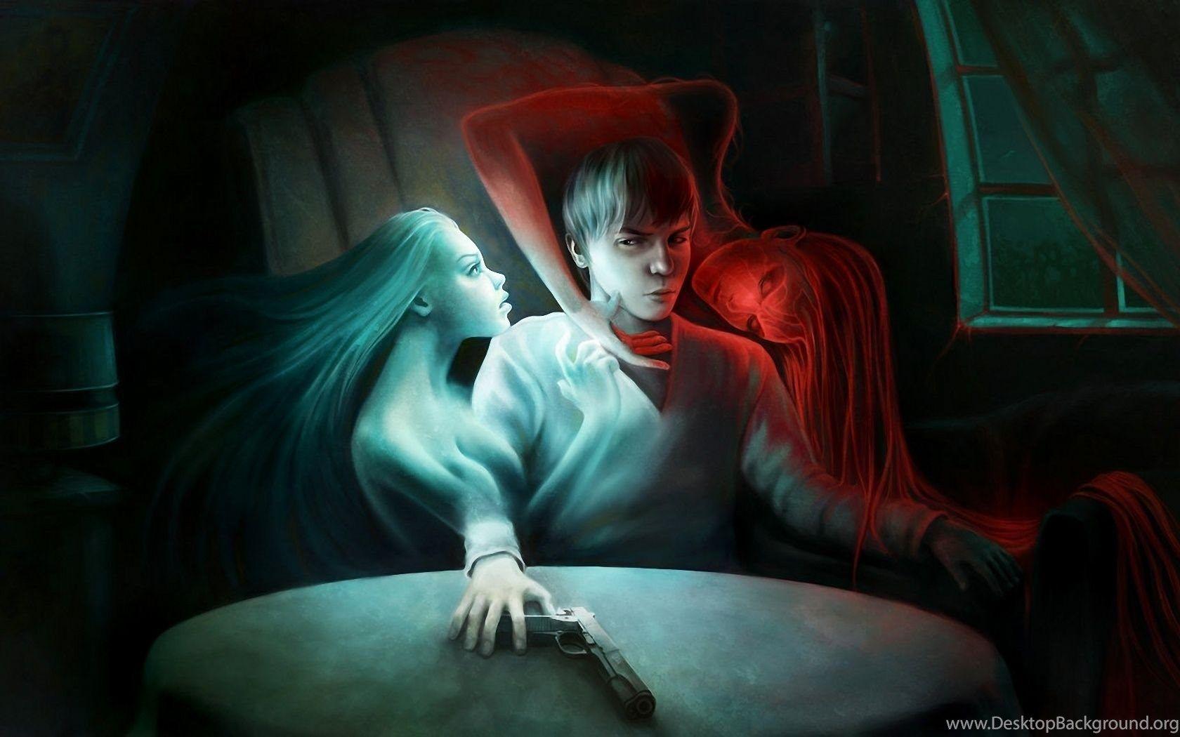 1680x1050 Angel And Demon Wallpaper And Image Wallpaper, Picture, Photo Desktop Background