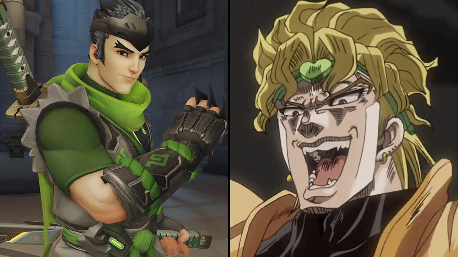 1600x900 Genji transforms into JoJo's Dio Brando in Overwatch Workshop