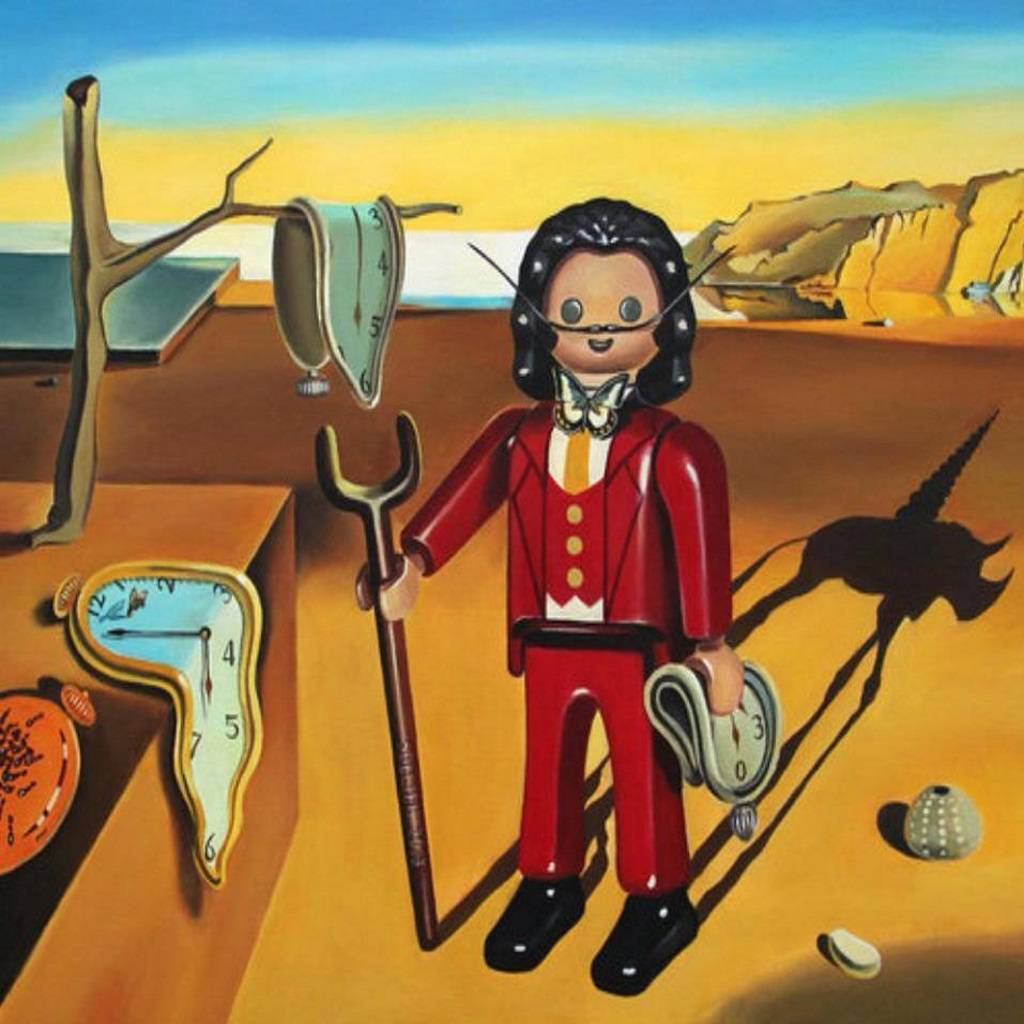 1024x1024 Playmobil Dali wallpaper