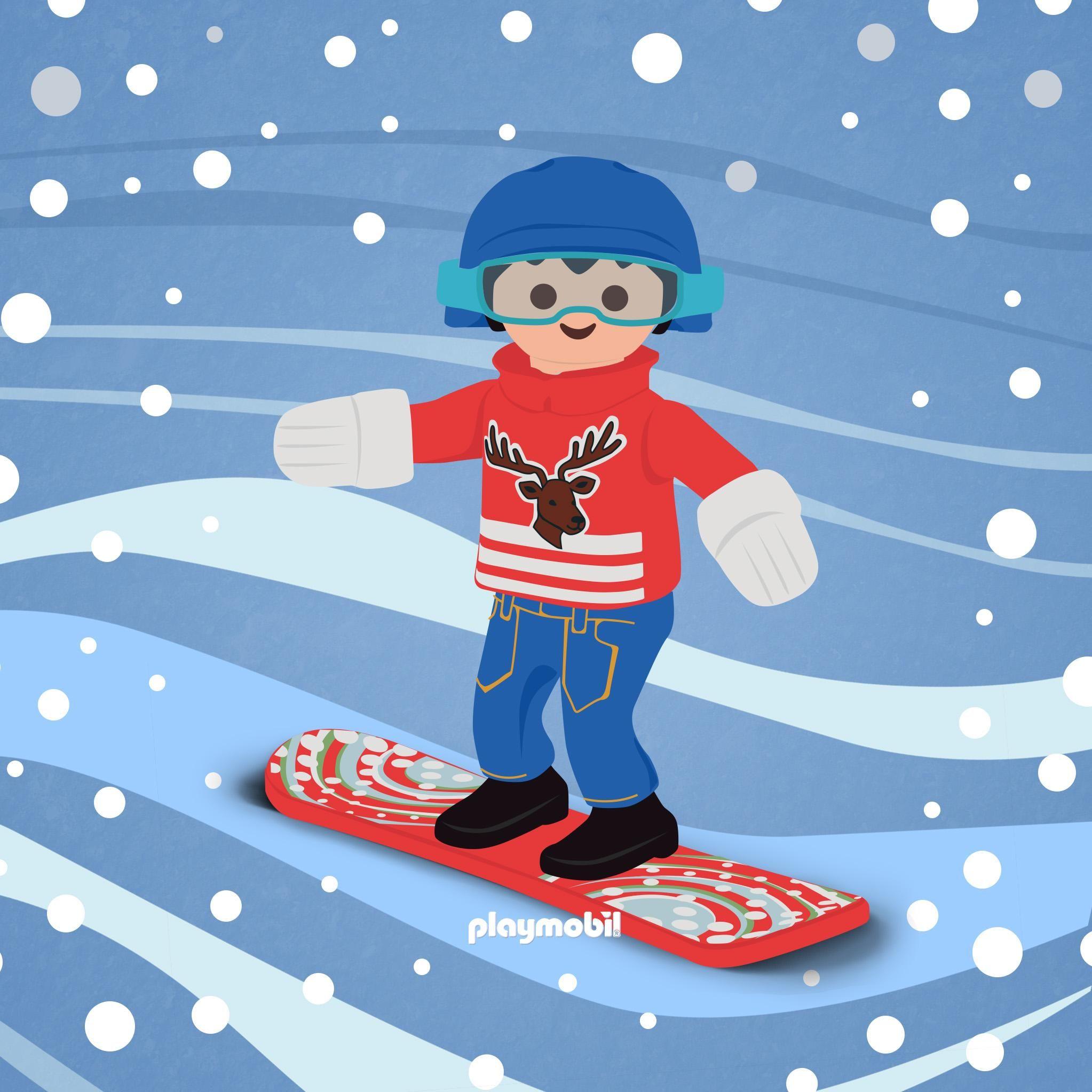 2046x2046 Wallpaper Winter Sports PLAYMOBIL® USA