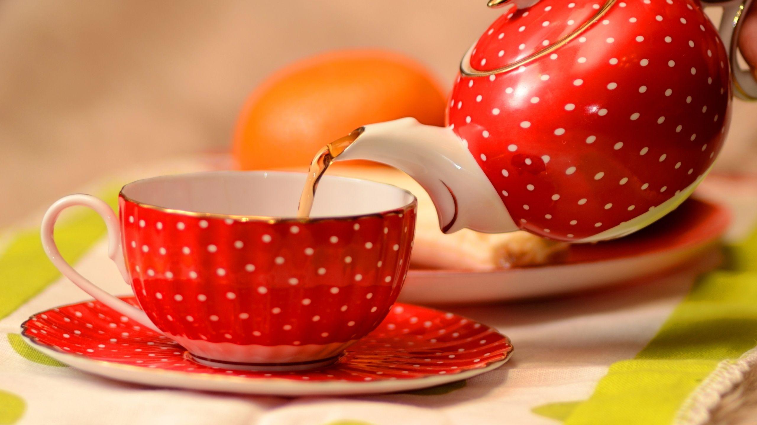 2560x1440 Free download Lovely Cup Of Tea Wallpaper [2560x1440]