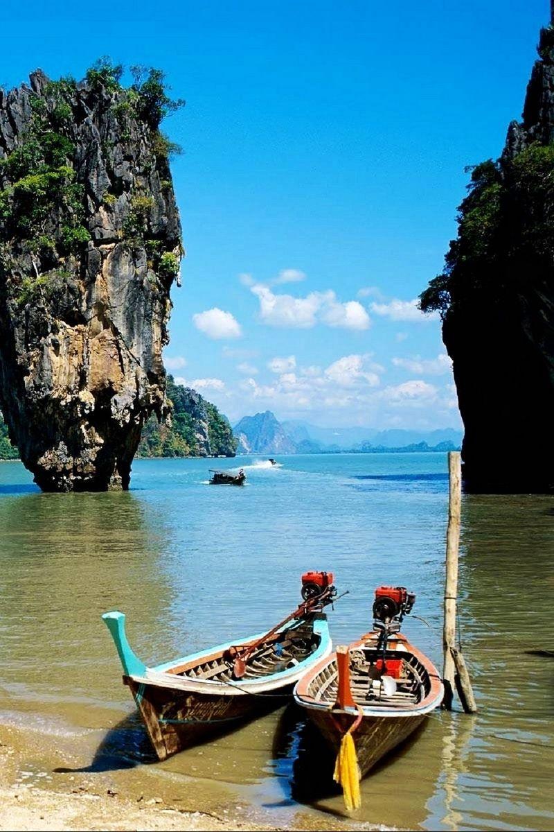 800x1200 Download wallpaper 800x1200 thailand, beach, tropical, sea, boats