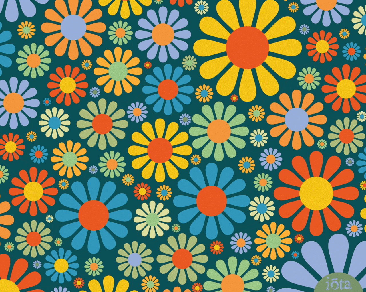 1280x1024 Free download Flower Power Wallpaper High Quality Image