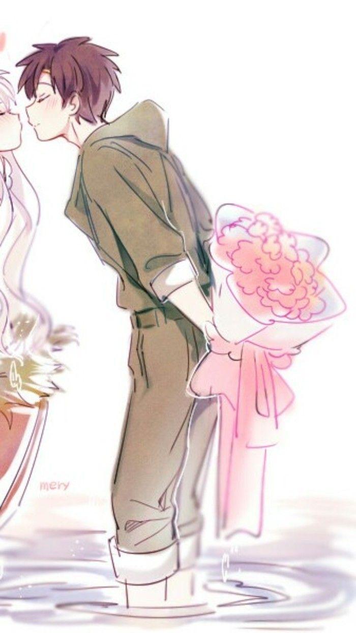 700x1246 Matching Anime Couple Wallpaper