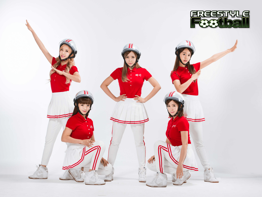 1023x771 Crayon Pop for Football Freestyle Pop Photo 35968092