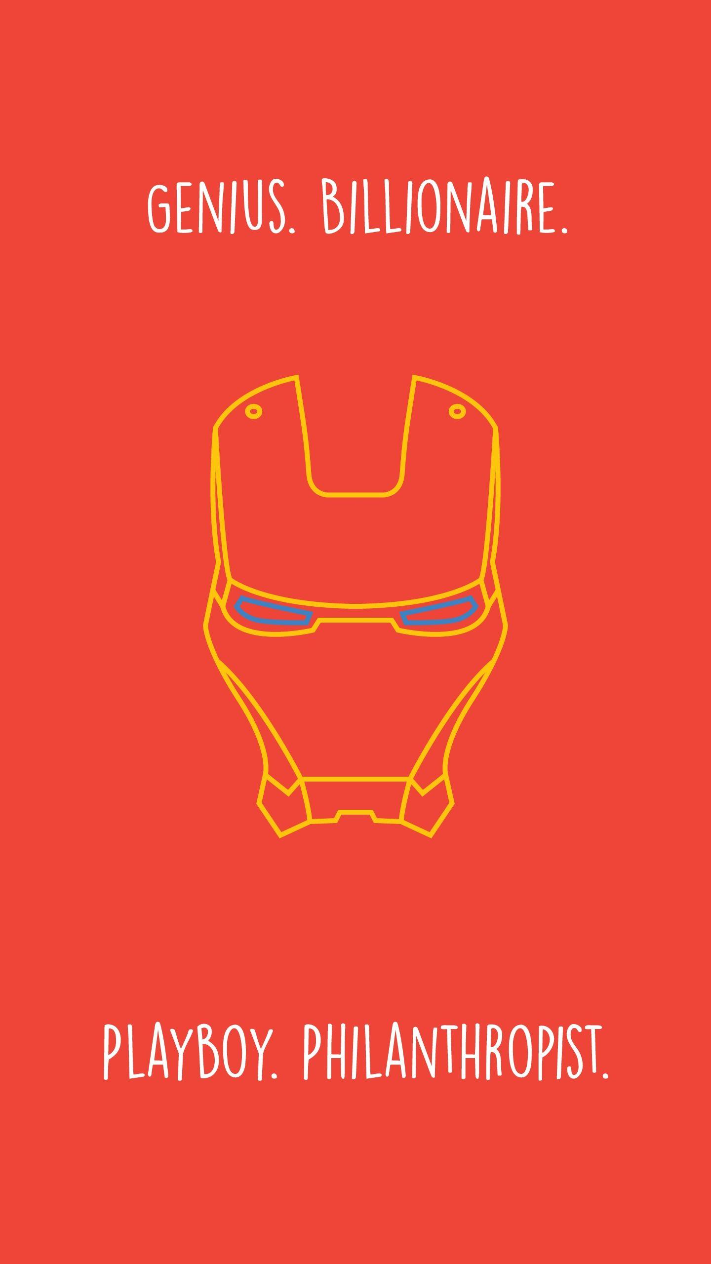 1440x2560 Iron Man Quote Minimal Wallpaper Wallpaper : Android
