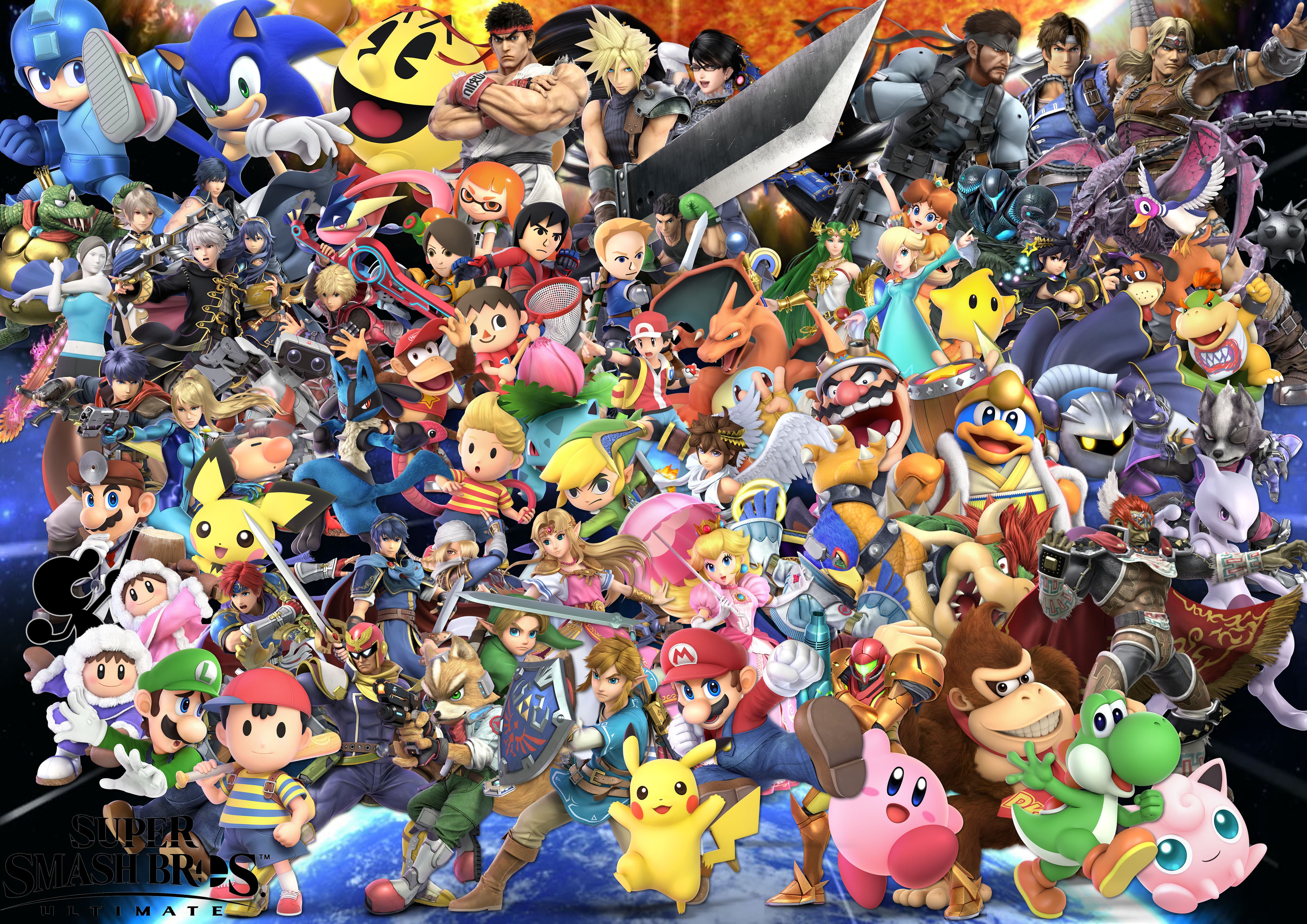 4961x3508 Super Smash Bros. Ike Wallpaper