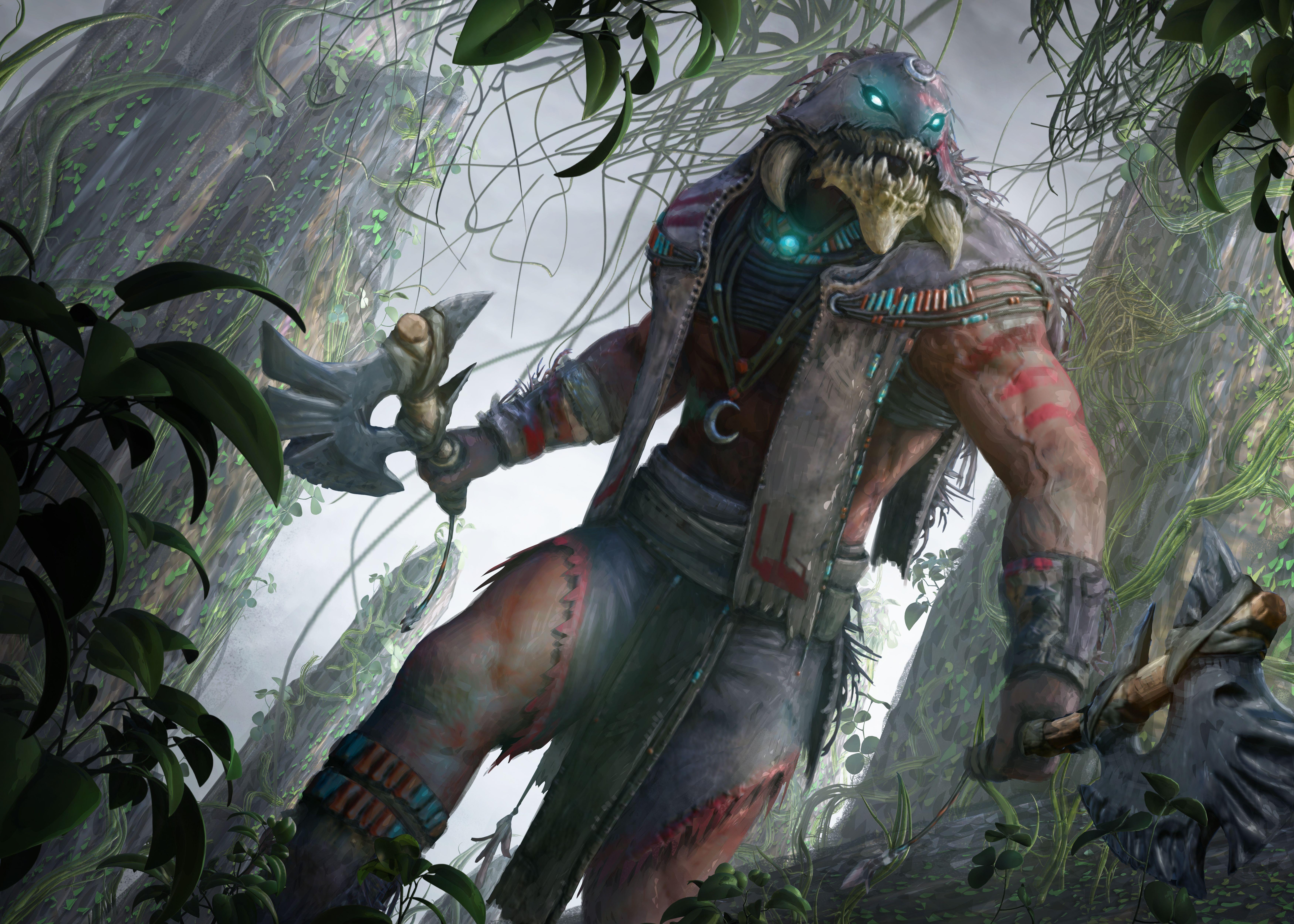 7000x5000 Warrior 5k Retina Ultra HD Wallpaper. Background Image