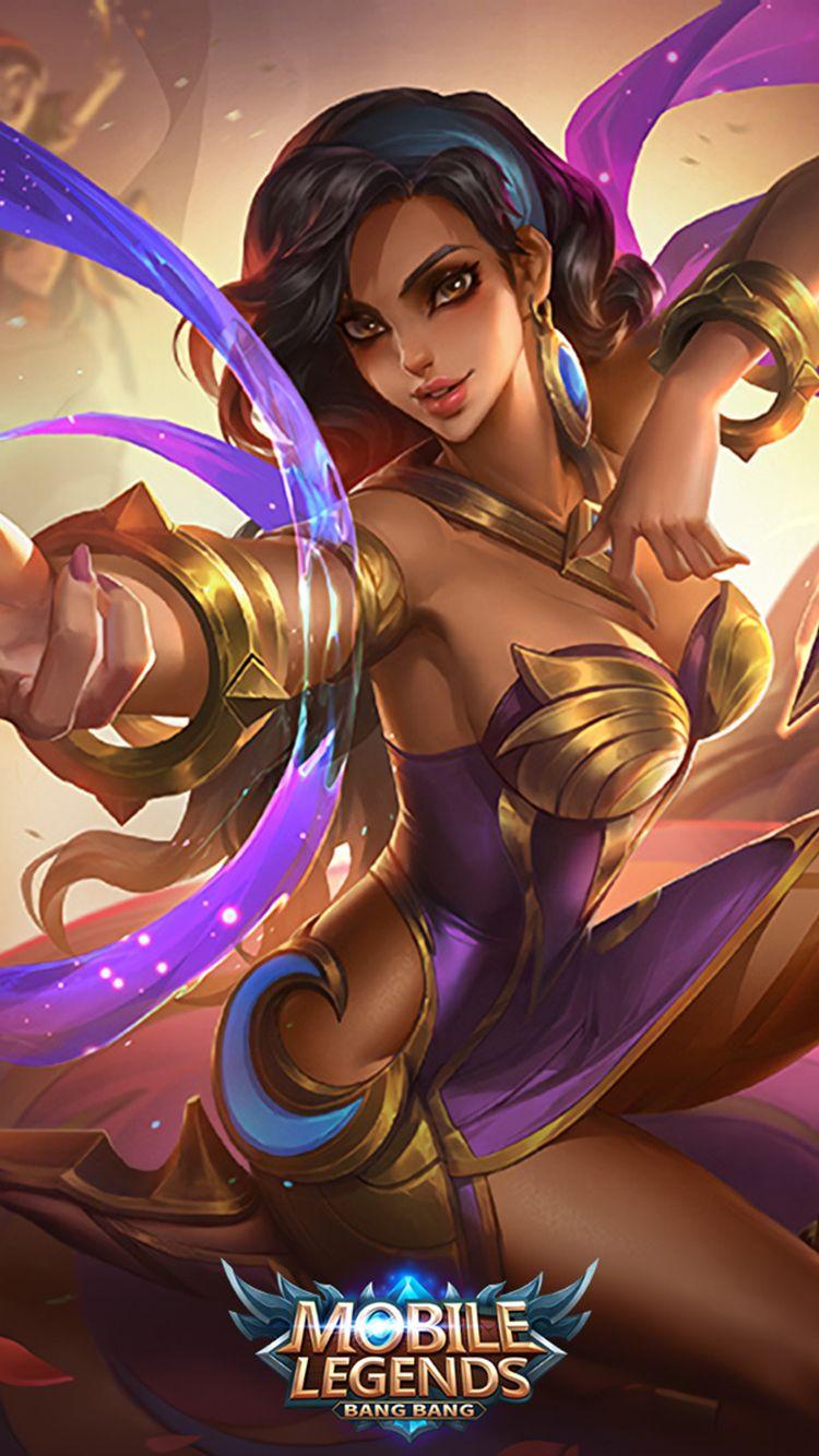 750x1334 Dark As Night: MLBB Wallpaper HD 4K