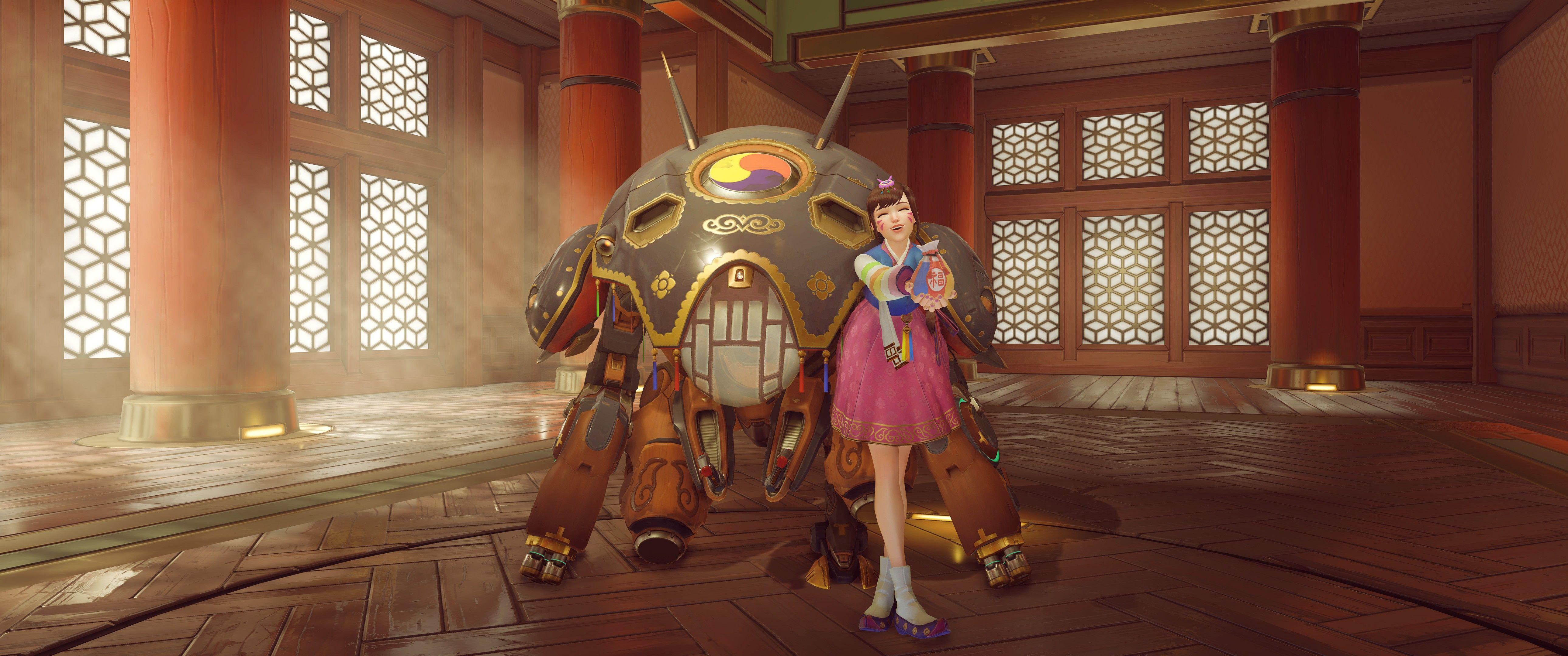 5158x2160 chinese new year, D.Va (Overwatch), Overwatch Wallpaper HD