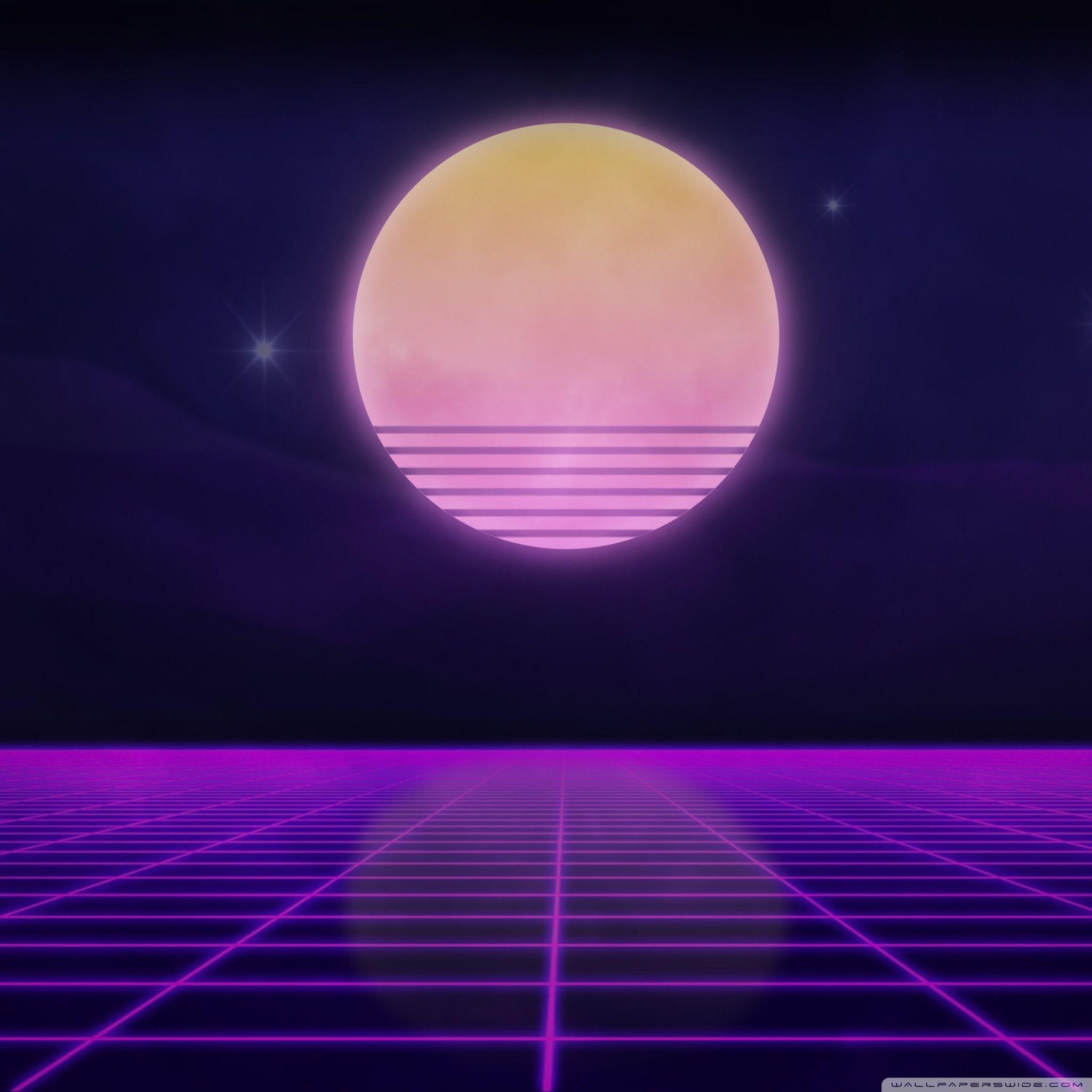 2048x2048 Aesthetic Sunset Ultra HD Desktop Background Wallpaper for 4K UHD