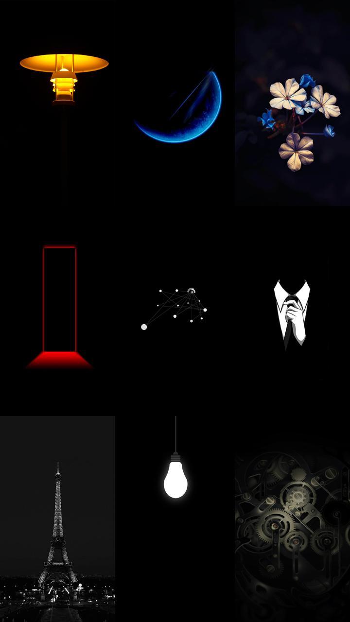 720x1280 Black Wallpaper for Android