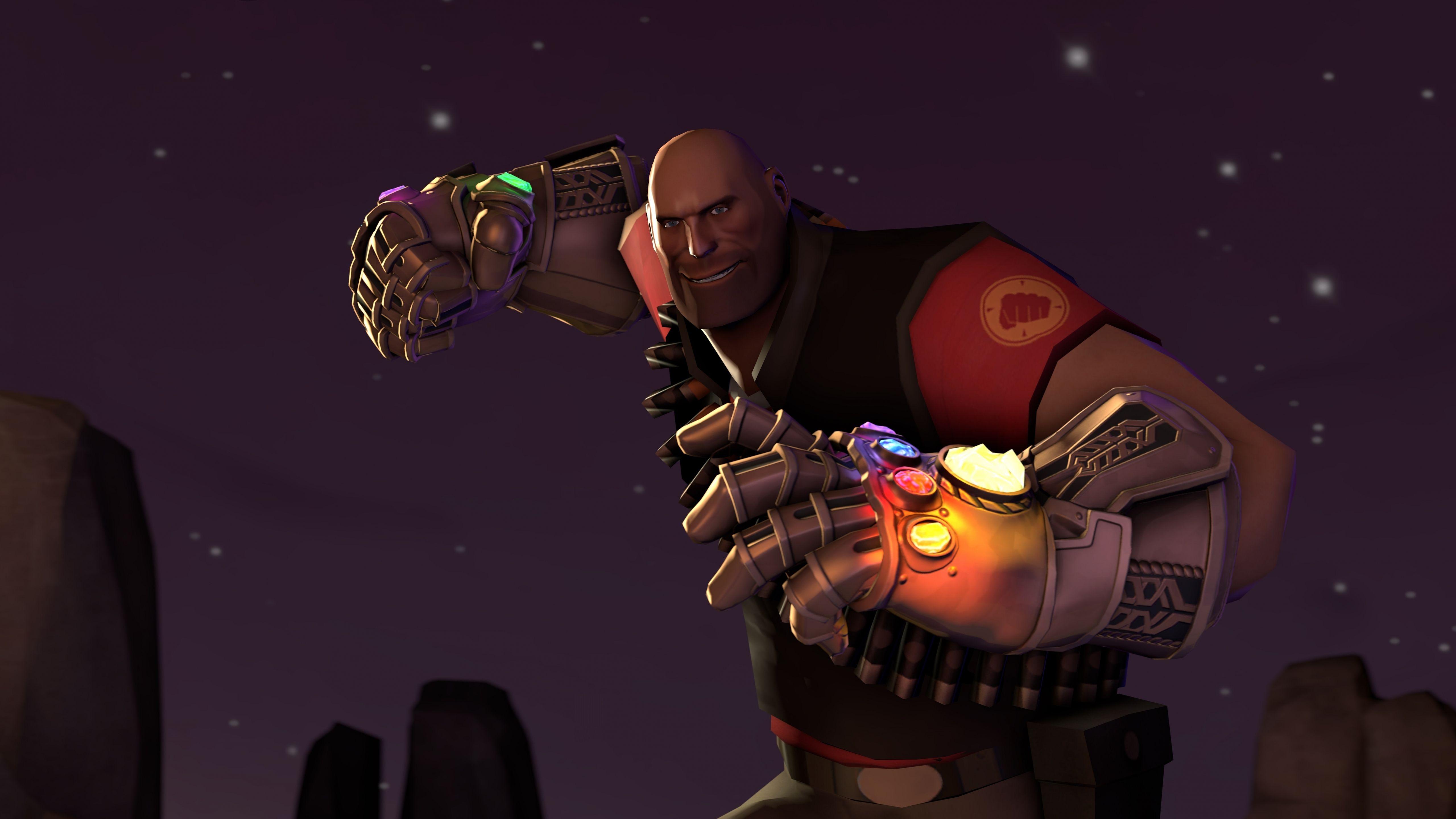 5120x2880 Download 5120x2880 wallpaper video game, thanos, infinity gauntlet