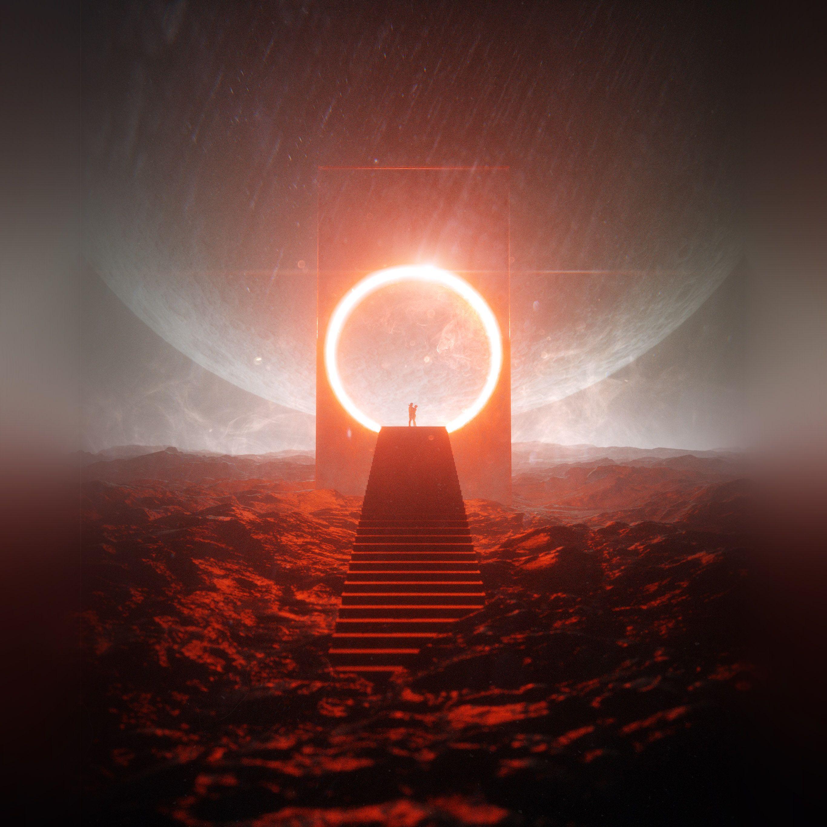 2732x2732 Stuart Space Digital Fantasy Art Illustration Wallpaper