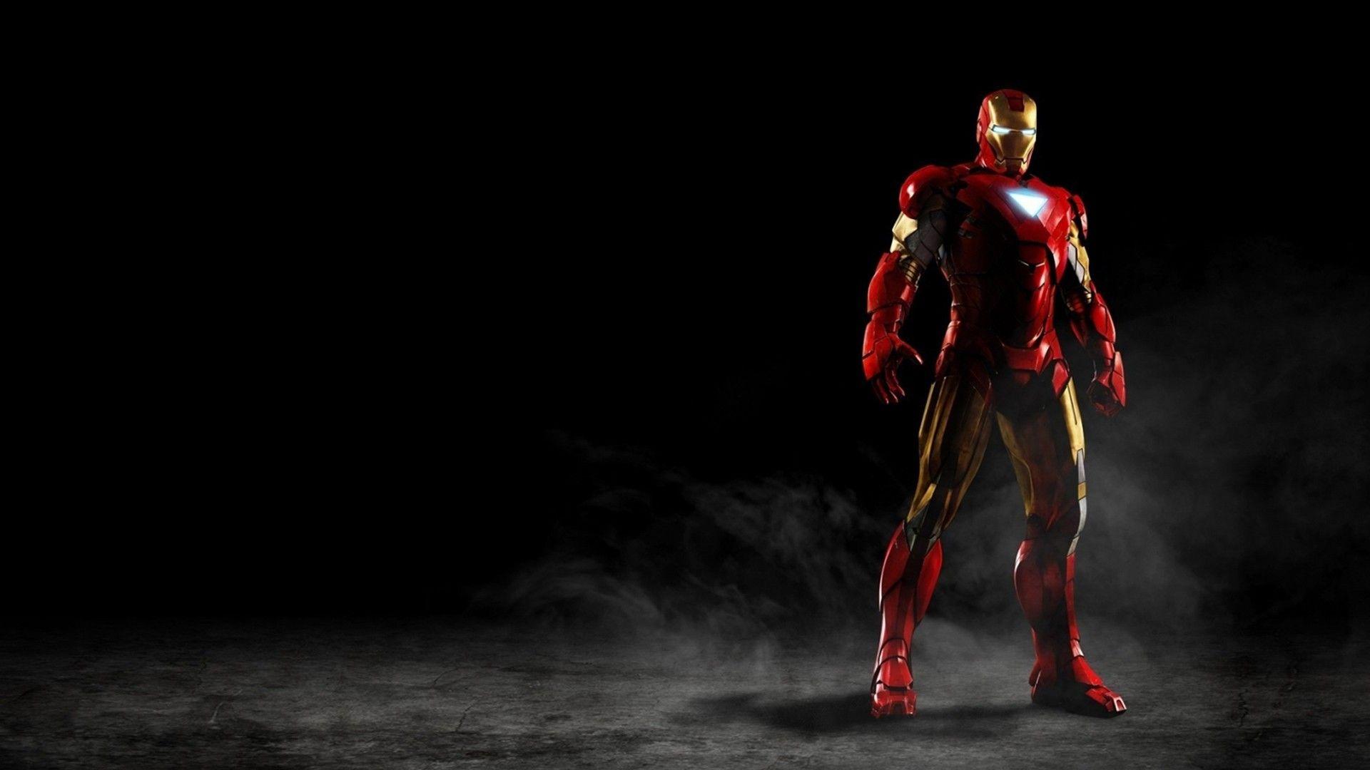 1920x1080 black, Iron Man, red, men, iron wallpaper