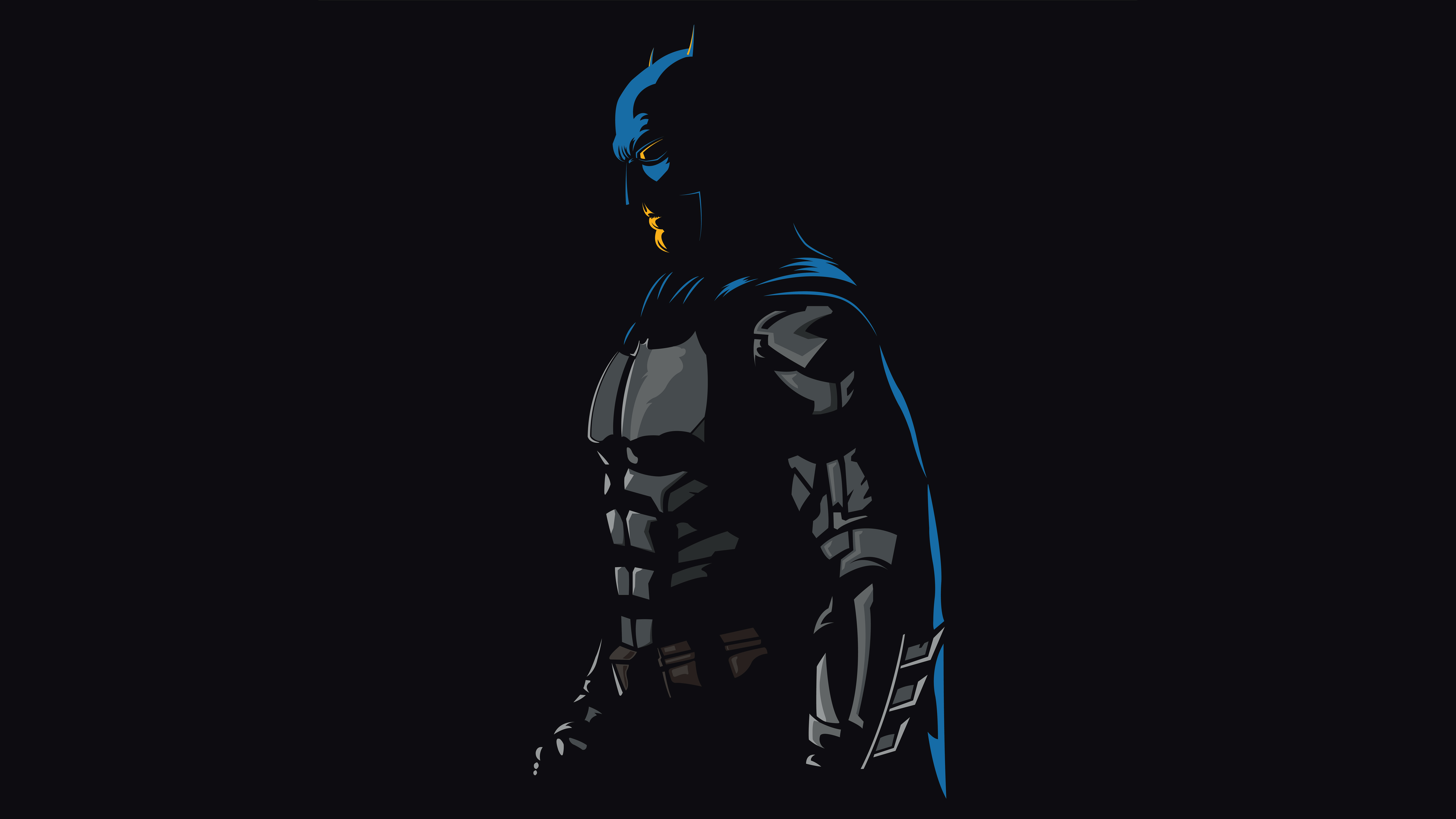 6827x3840 Wallpaper Batman, Justice League, DC Comics, Minimal, 5K, Minimal
