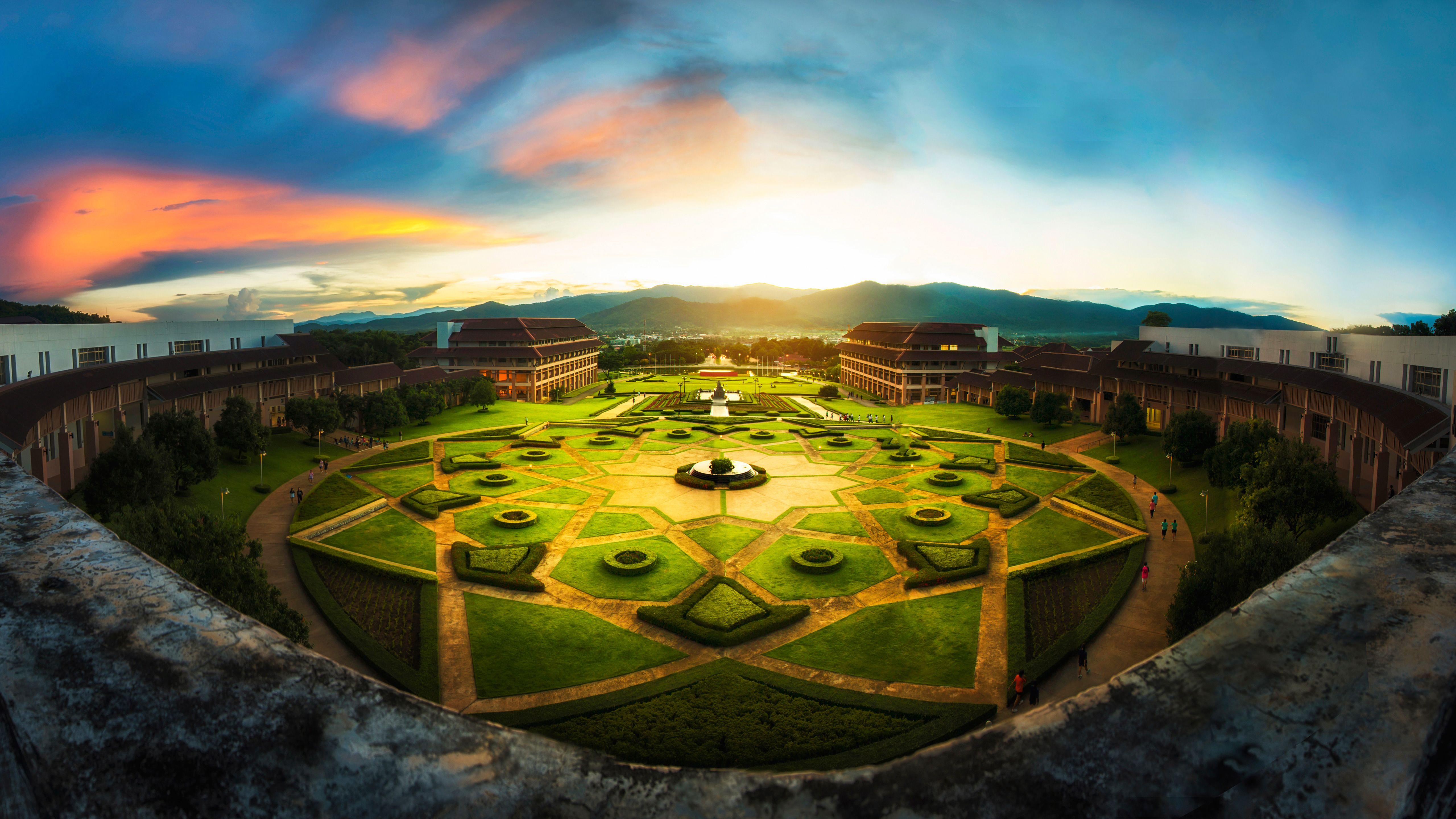 5120x2880 Wallpaper 4k Mae Fah Luang University Thailand 4K Dome, Fah, Luang