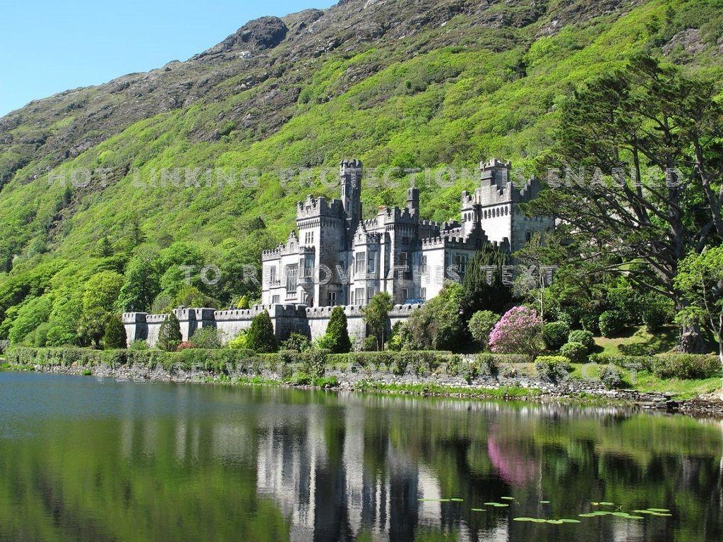 1024x768 kylemore abbey (castle ireland) galway