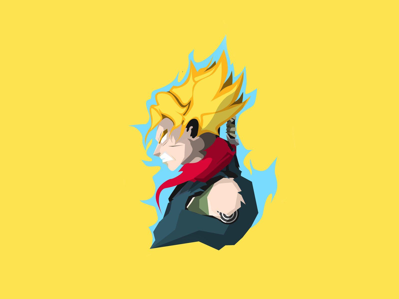 1600x1200 Son Goku Dragon Ball Super 4k Minimalism 1600x1200
