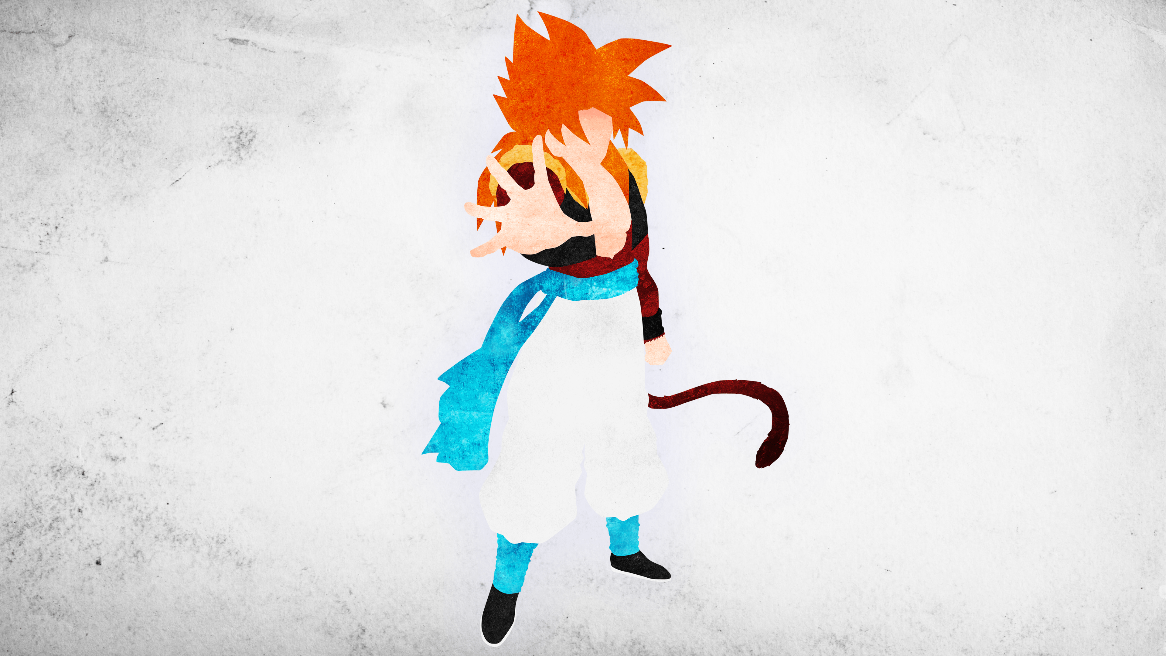 3840x2160 SS4 Gogeta Minimalistic Wallpaper