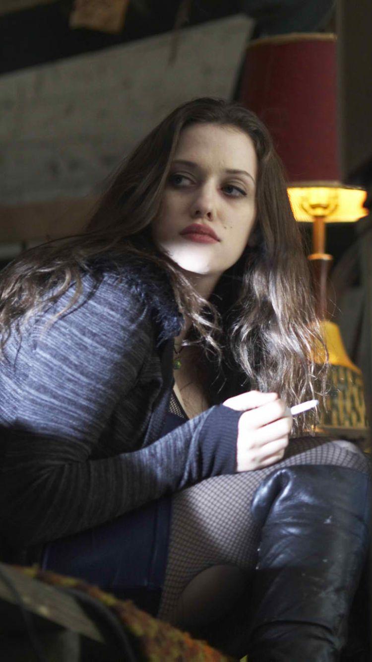 750x1334 Celebrity Kat Dennings (750x1334) Wallpaper