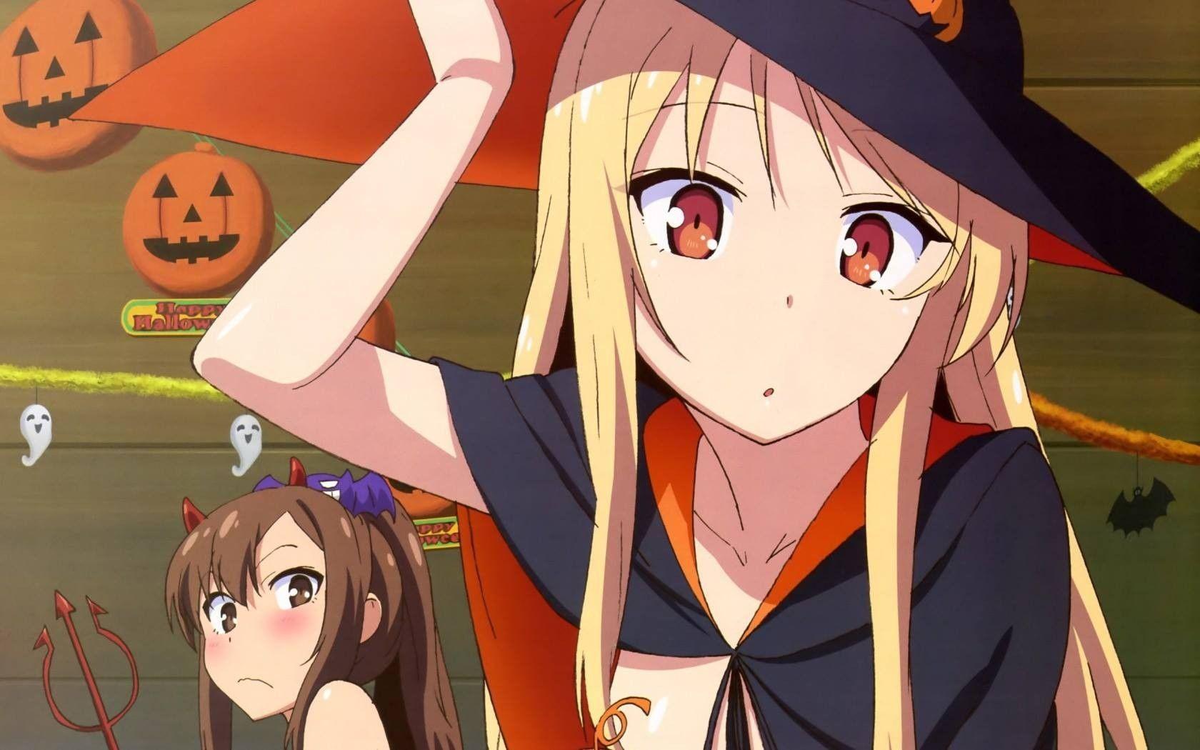 1680x1050 fan Art, #halloween, #shiina Mashiro, #sakurasou No