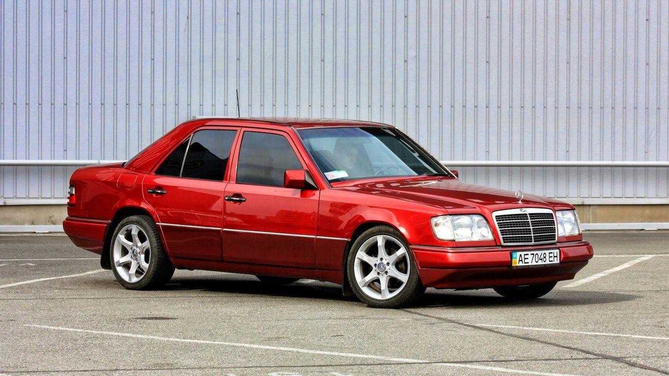 1366x768 Mercedes Benz E420 W124 RED