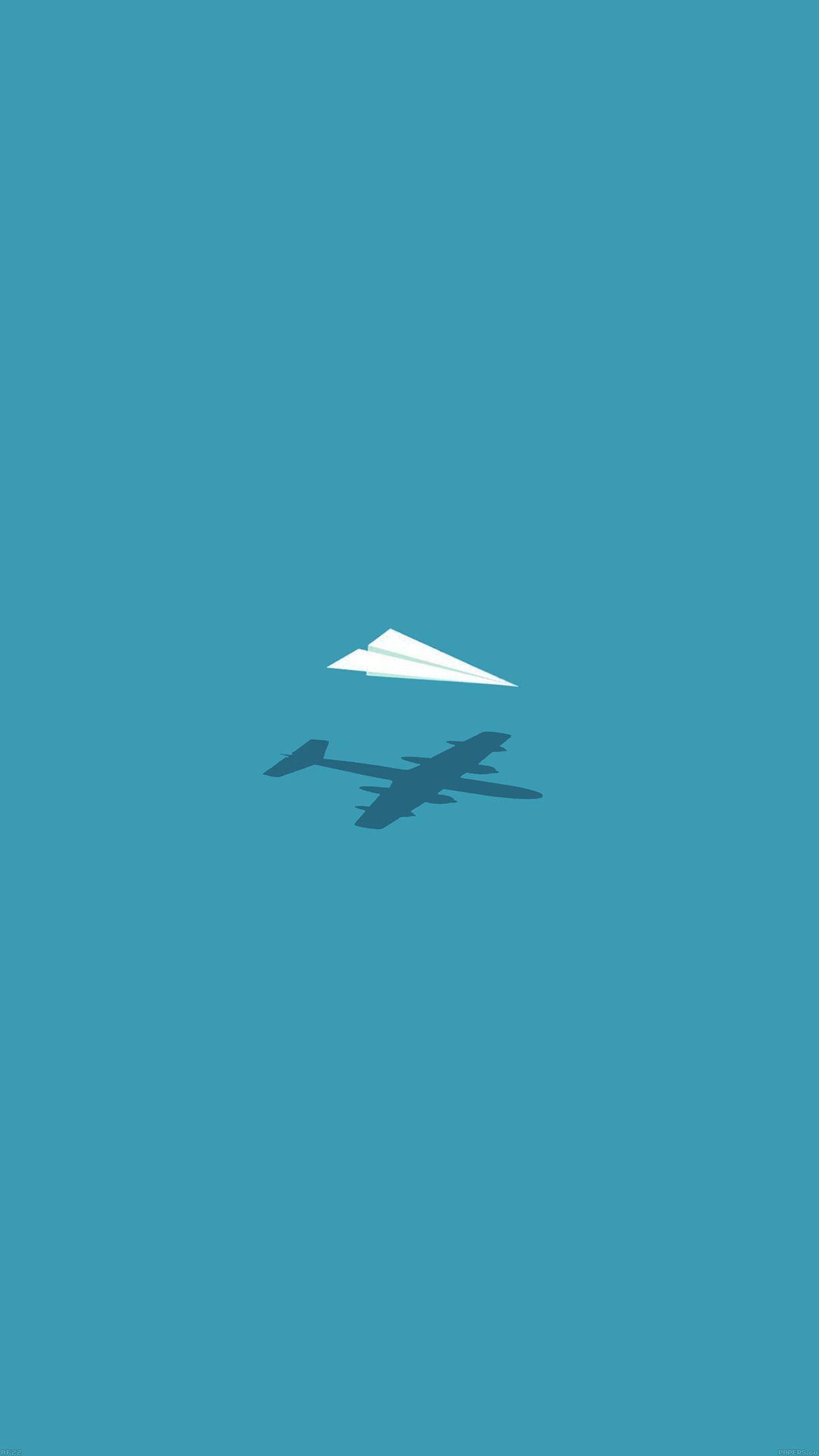 1242x2208 Rc Plane Minimal Blue Art Illust Cute