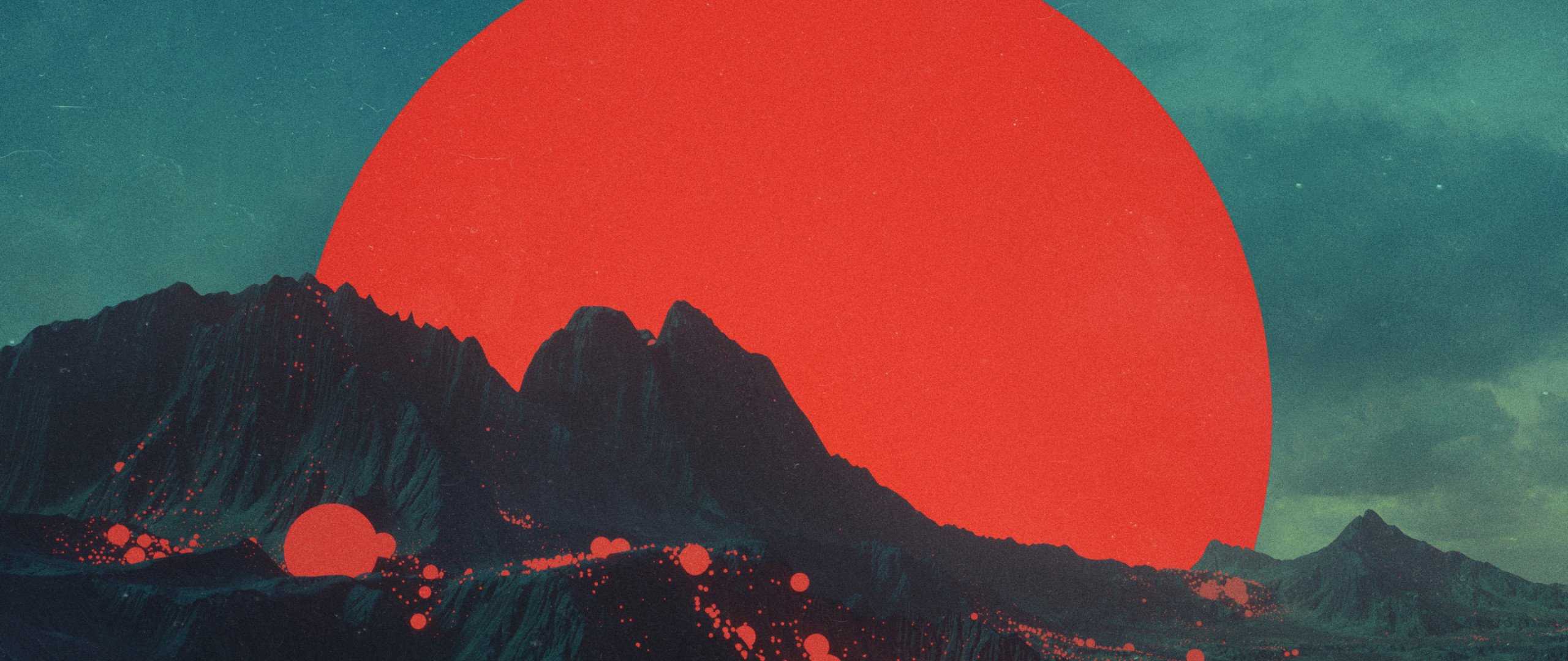 2560x1080 Red Planet Digital Art Fantasy HD Wallpaper (2560x1080)