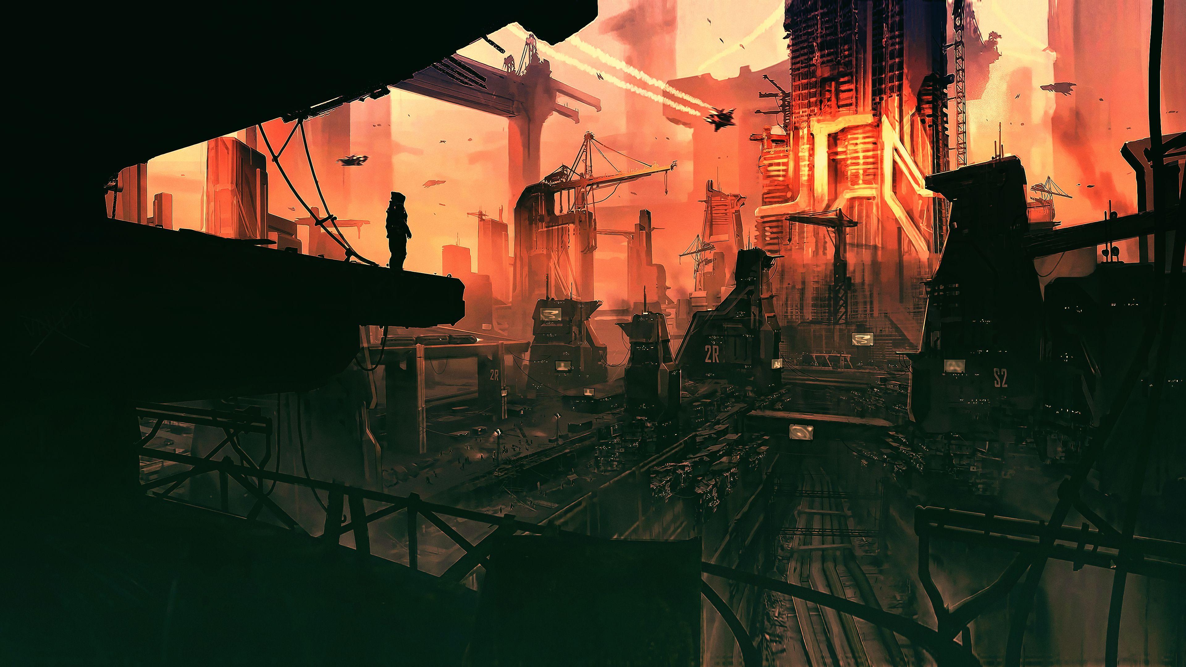 3840x2160 Wallpaper 4k Science Fiction Concept Art 4k 4k Wallpaper, Artist
