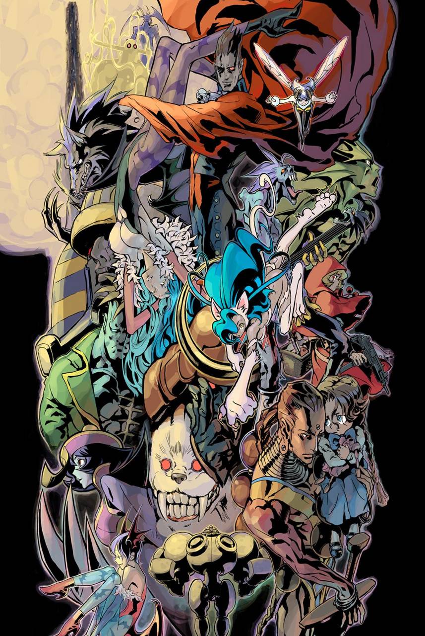 857x1280 Darkstalkers wallpaper