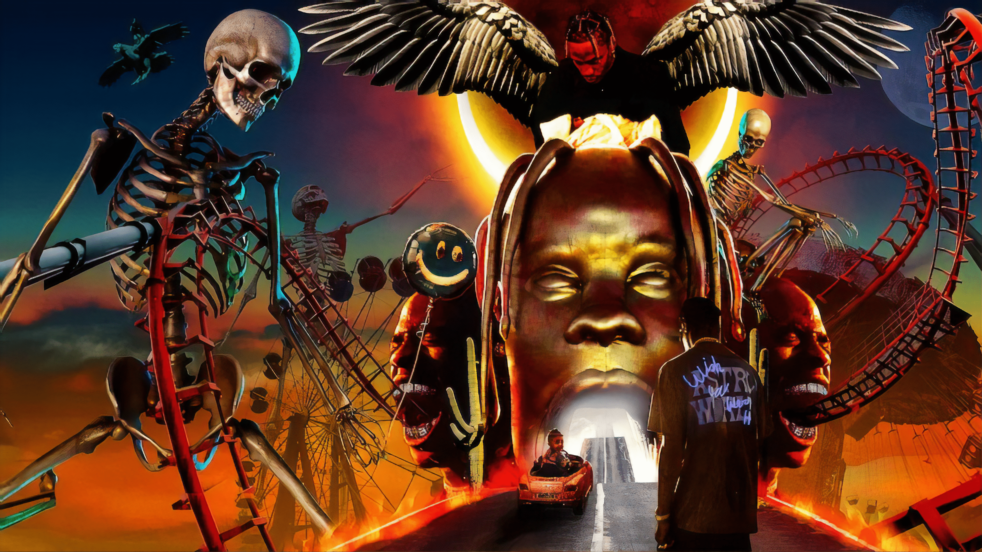 3392x1908 Travis Scott Look Mom I Can Fly Wallpaper & Background Download