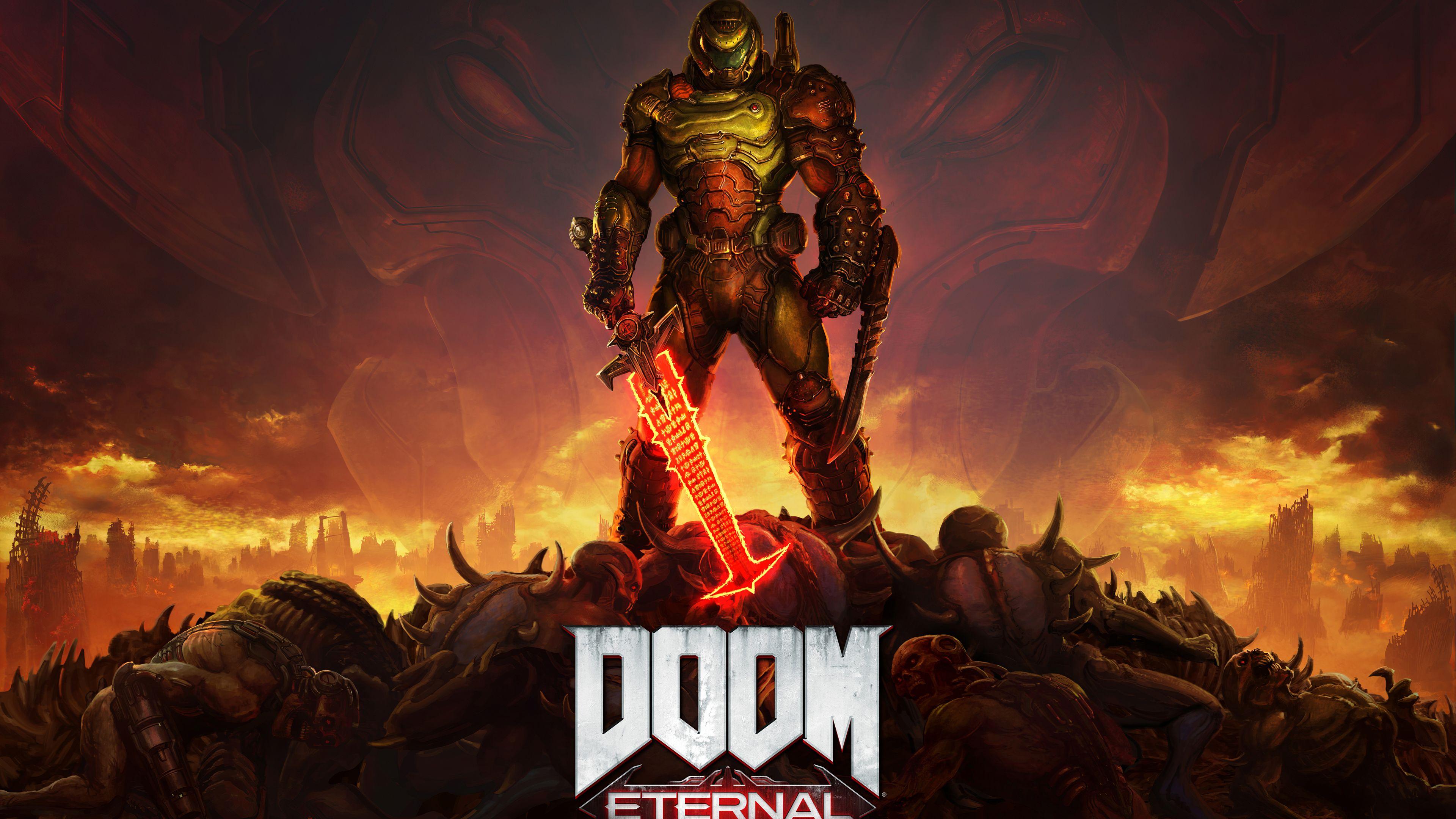 3840x2160 Doom Eternal 4k 2020, Trò chơi HD, Hình nền 4k, Hình ảnh, Bối cảnh