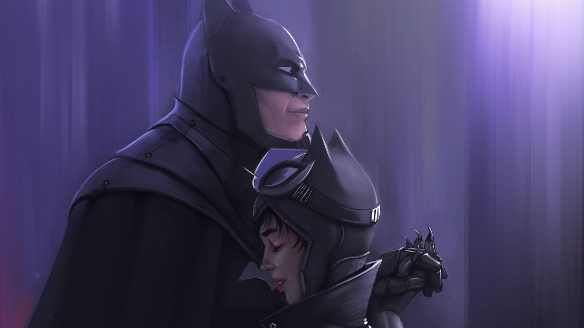 1920x1080 Batman Catwoman, HD Superheroes, 4k Wallpaper, Image