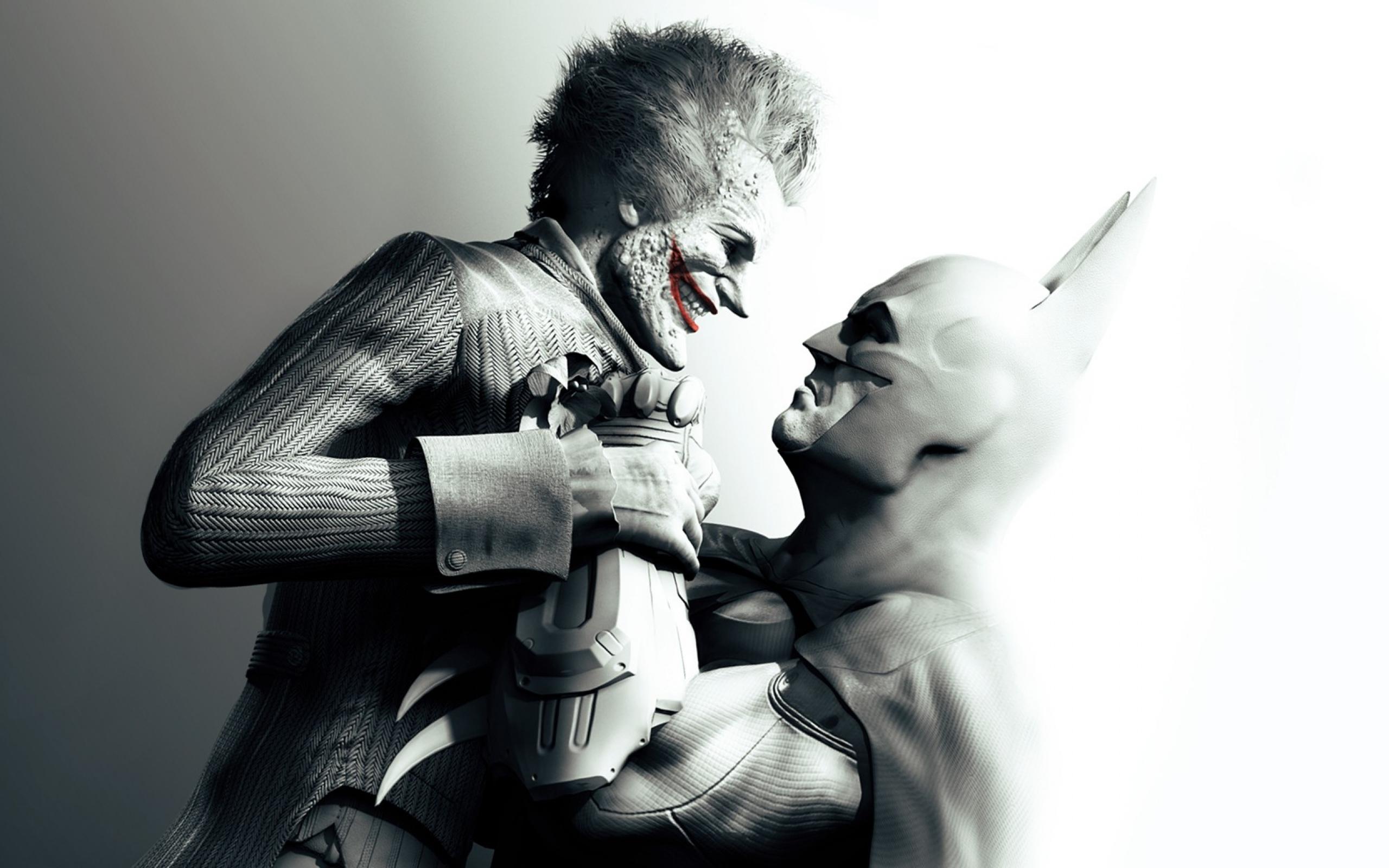 2560x1600 Batman arkham city, The joker, Character, Smile, Makeup, Look