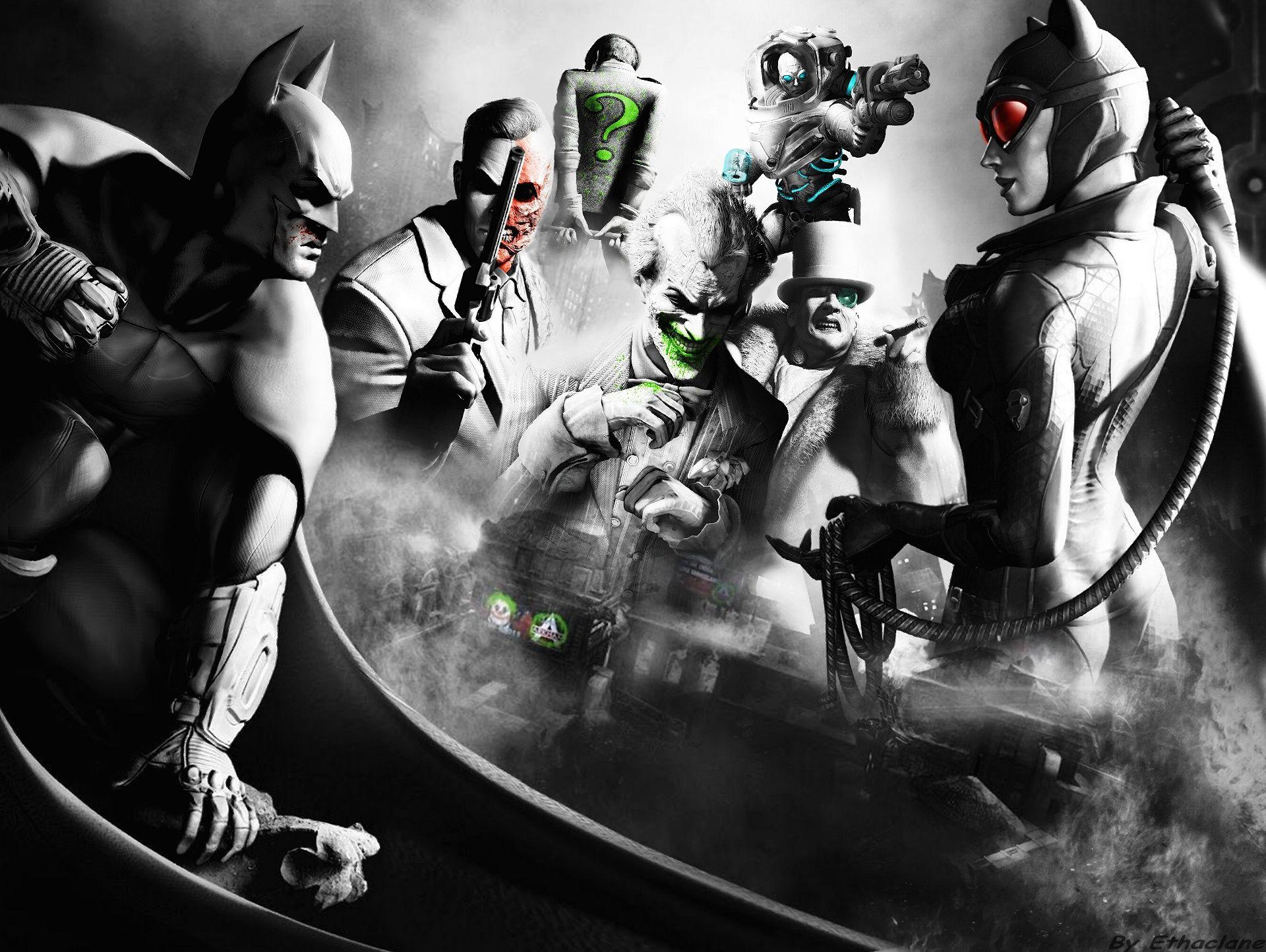 1920x1443 Free download Comic world Batman Arkham City Wallpaper 1920x1443