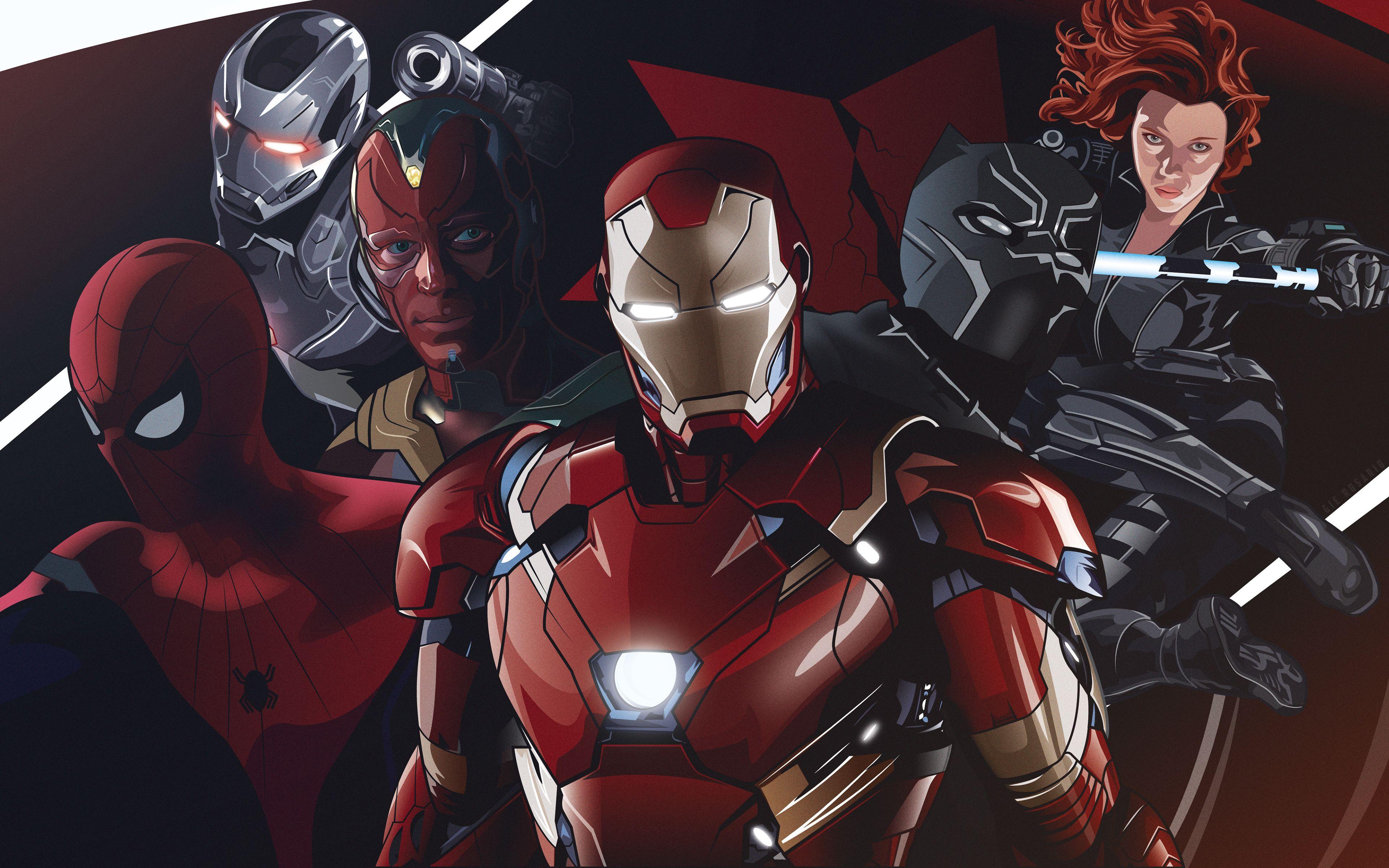 3840x2400 Marvel Superheroes 4K Wallpaper