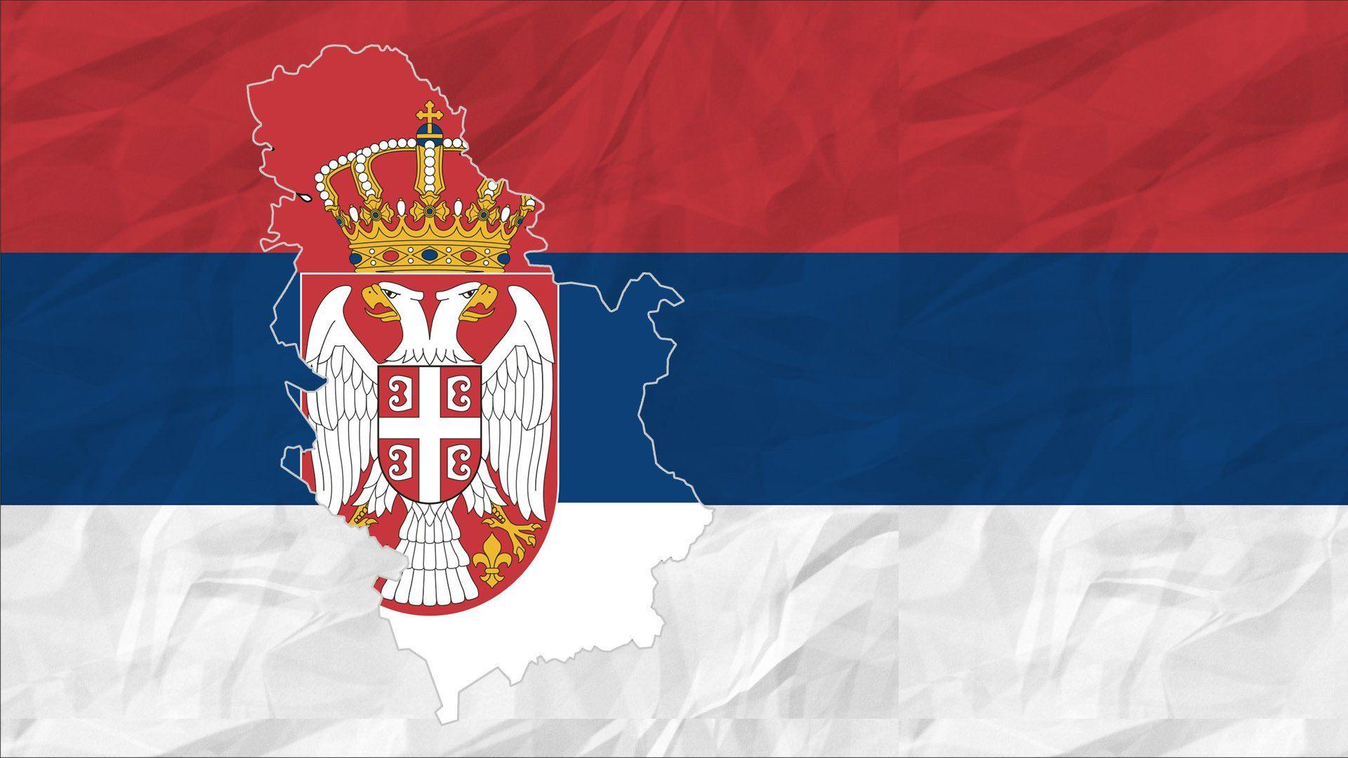 1920x1080 Flag of Serbia HD Wallpaper