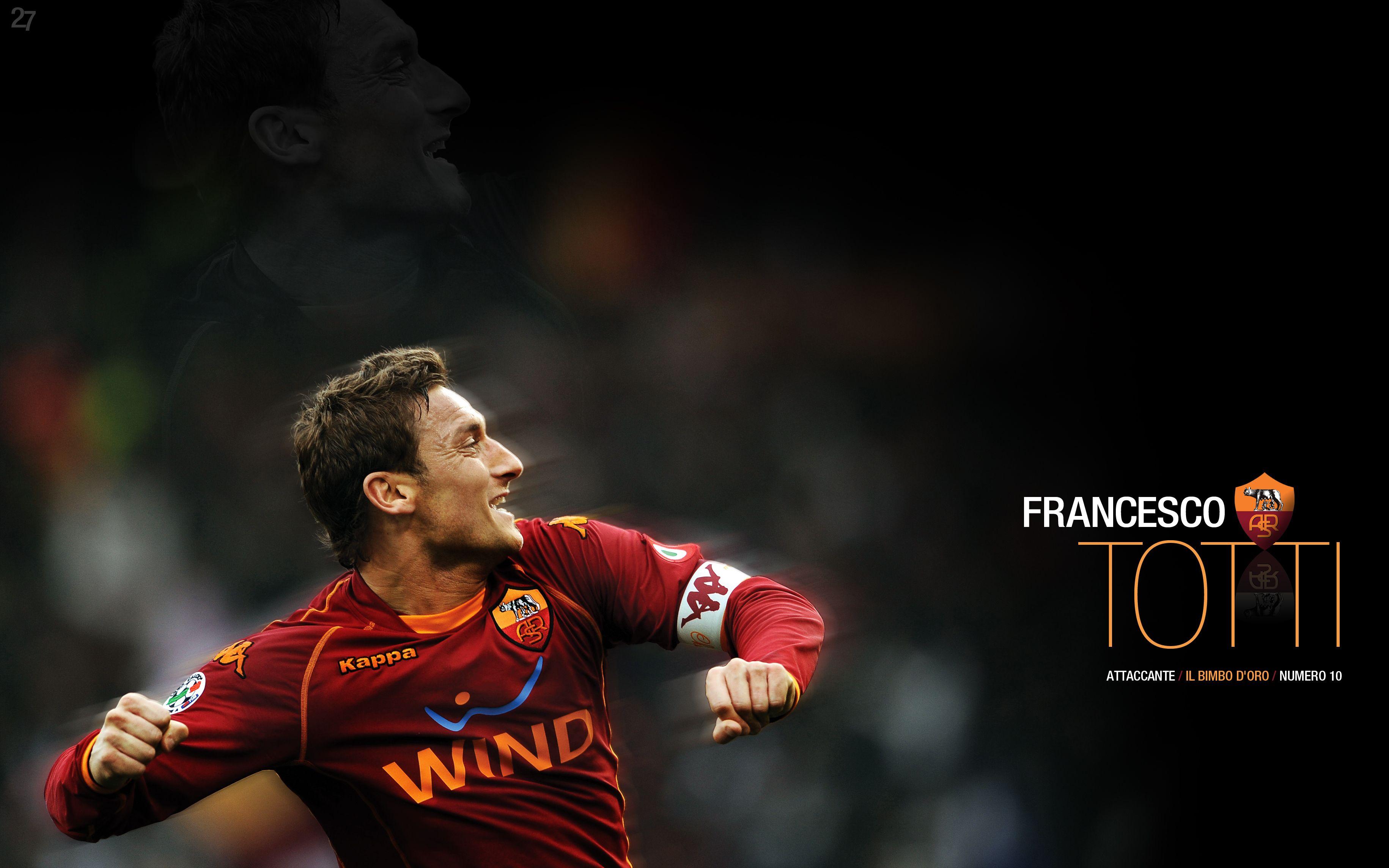 3661x2288 New Totti and De Rossi wallpaper