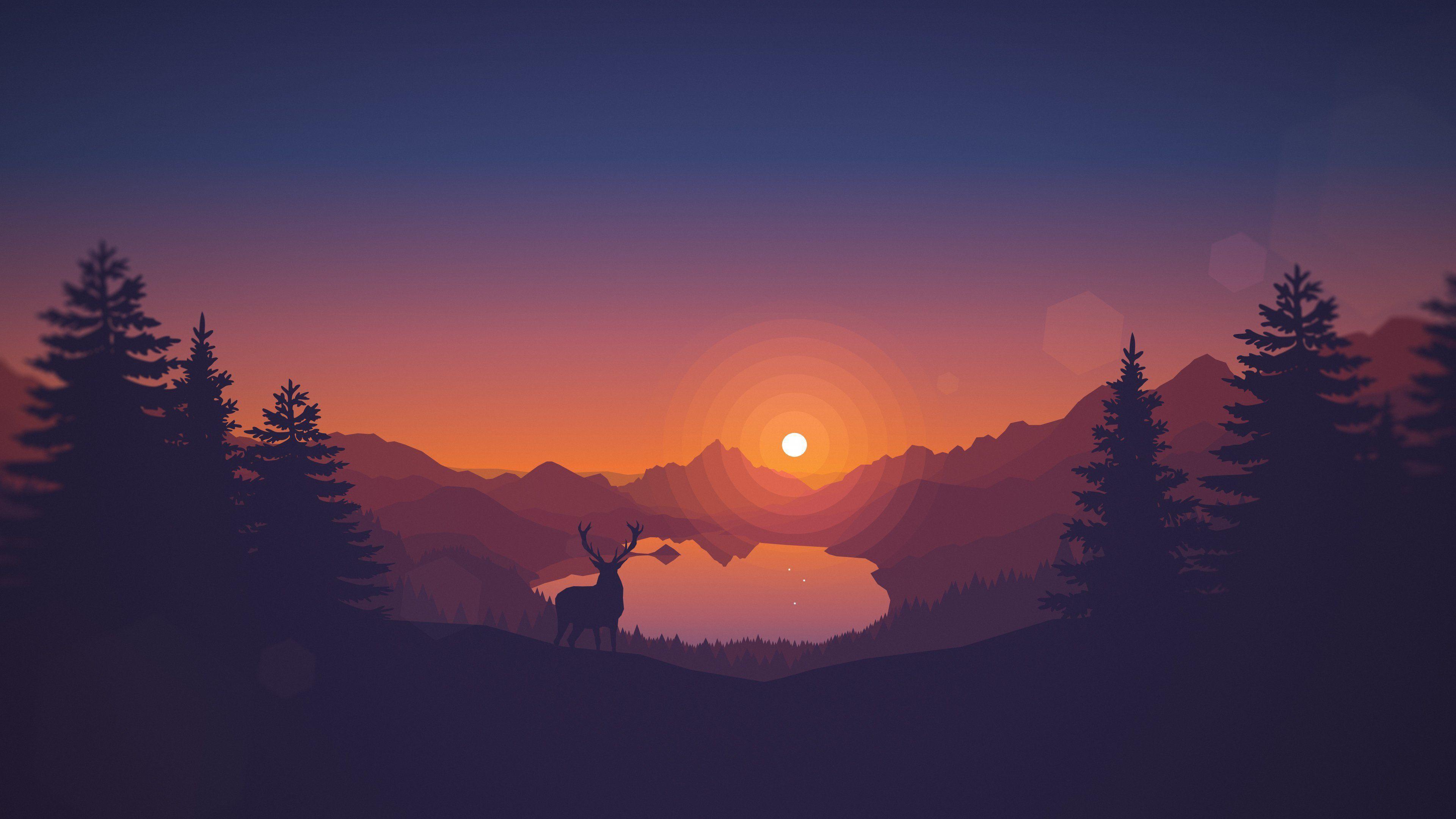 3840x2160 4k Minimalist Wallpaper
