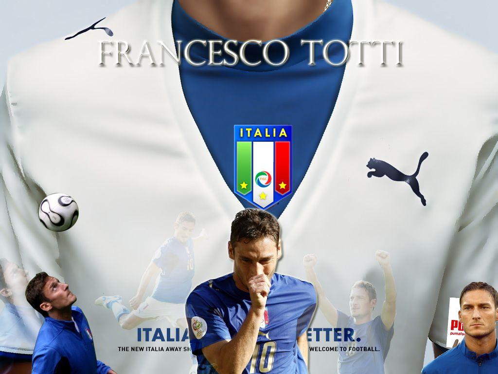 1024x768 Francesco Totti Football Wallpaper