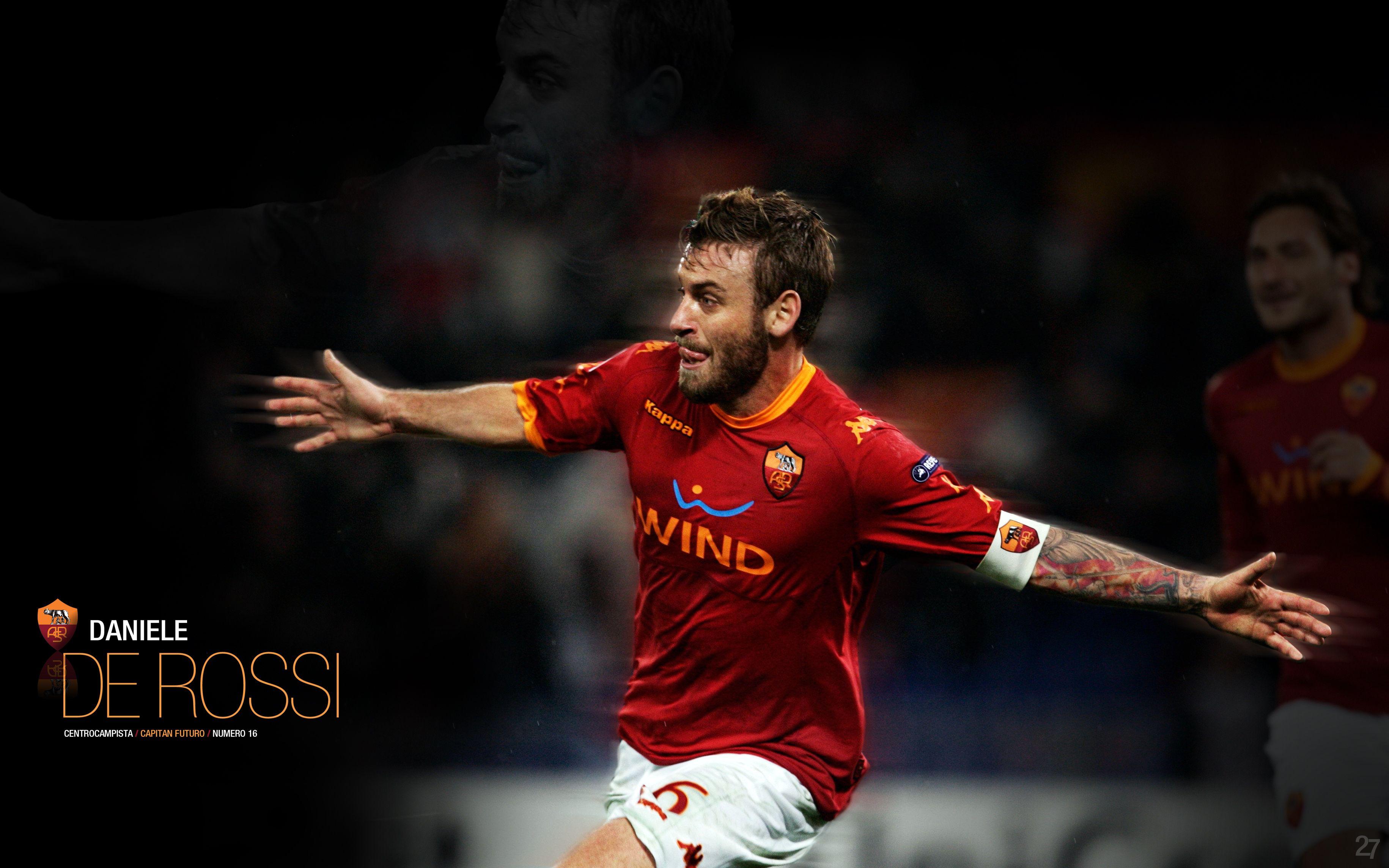 3661x2288 New Totti and De Rossi wallpaper