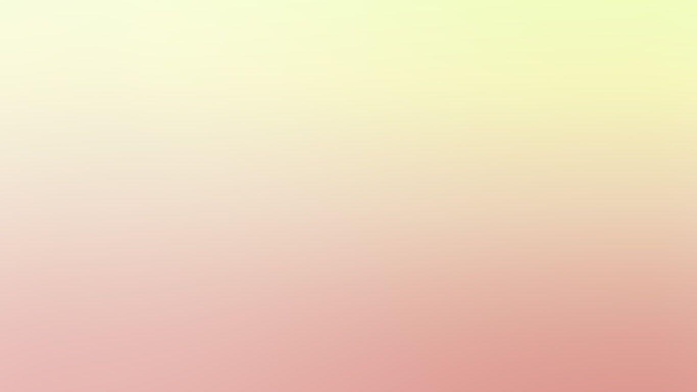 1366x768 Red Yellow Soft Pastel Blur Gradation Wallpaper