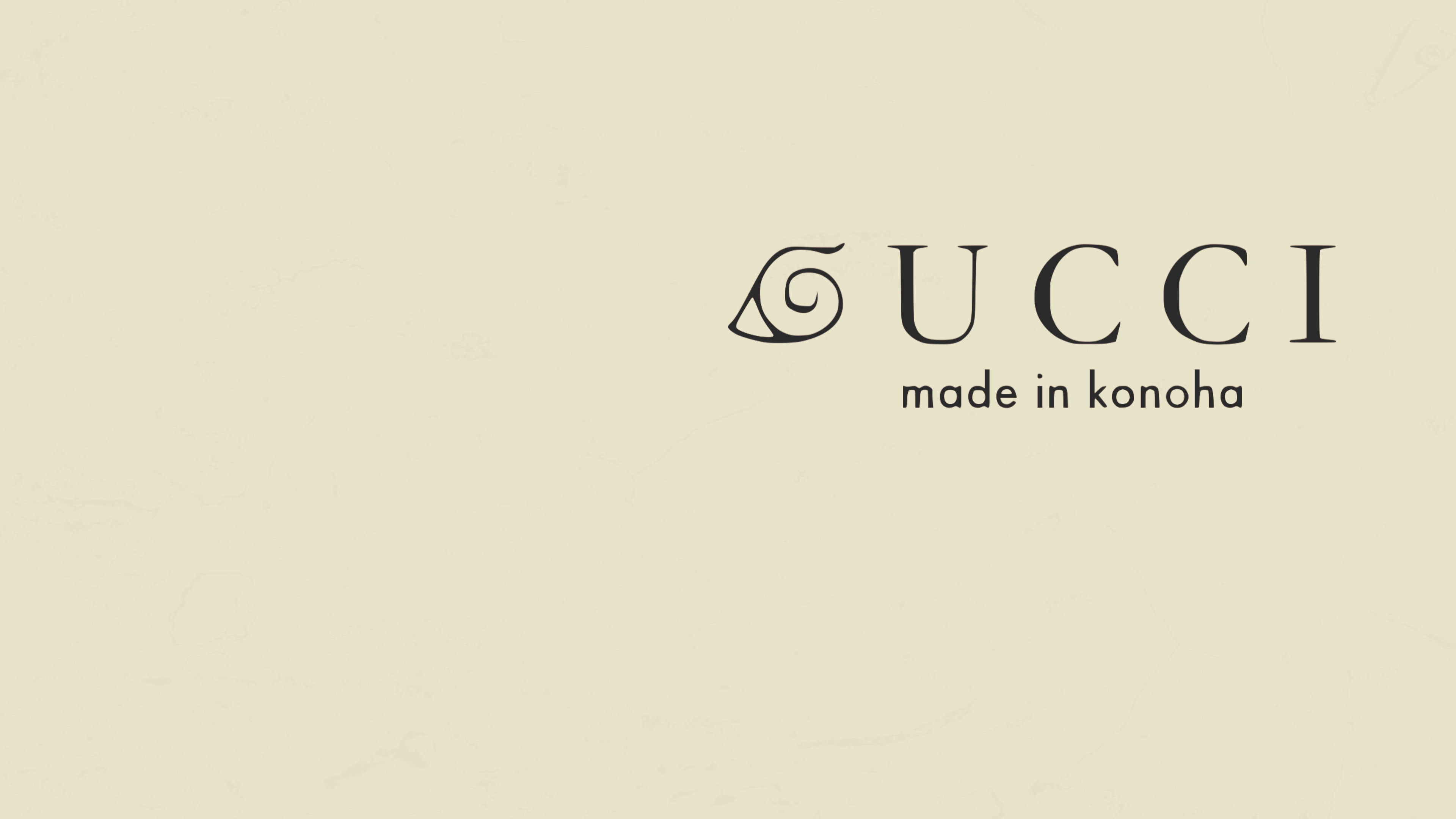 3840x2160 Gucci made in konoha wallpaper way longer than it should have