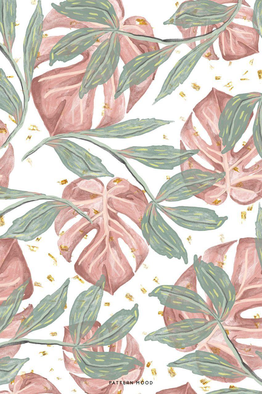 Pastel Leaves Wallpapers - Top Free Pastel Leaves Backgrounds