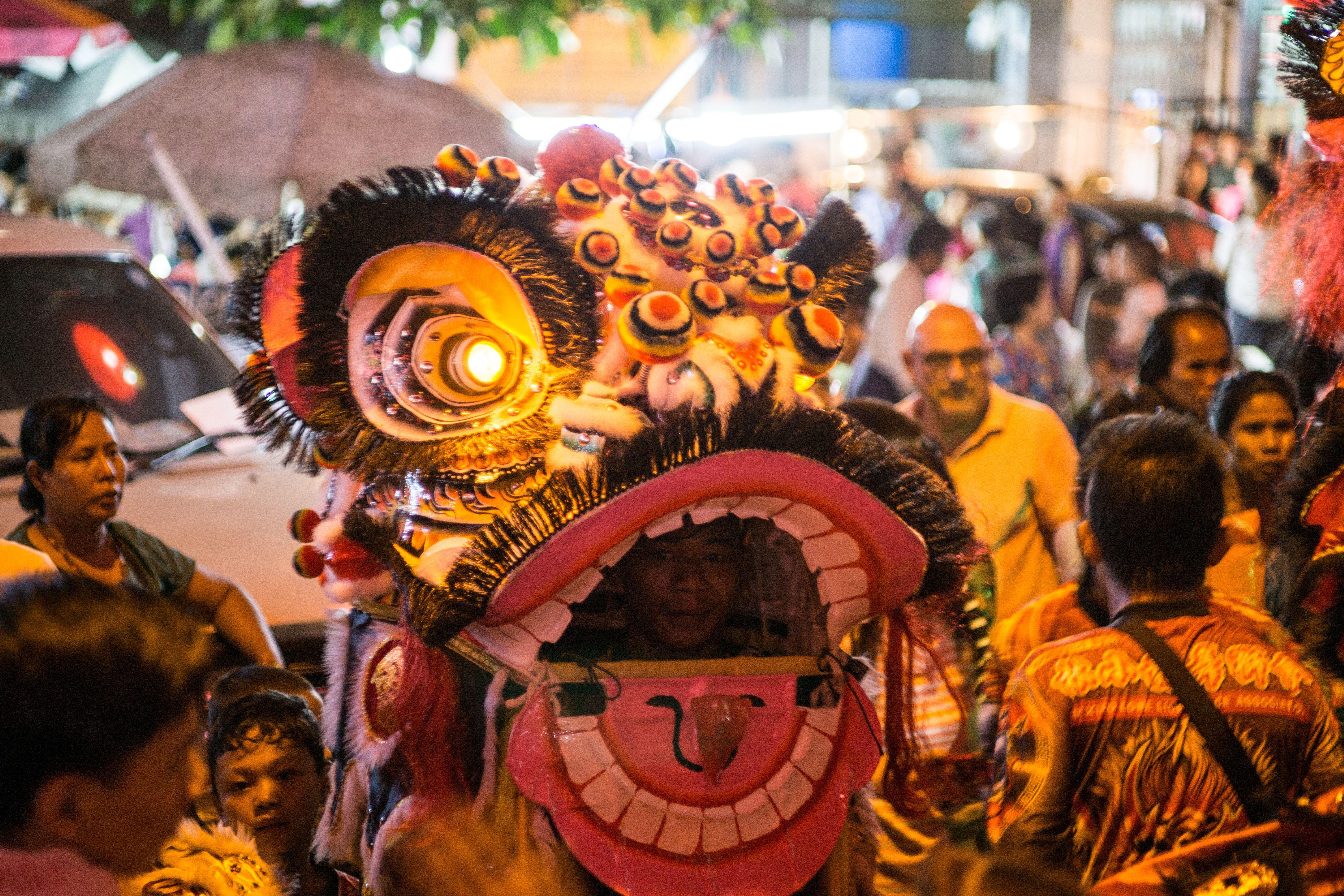 6000x4000 Free of china town, chinese new year, Lion dance