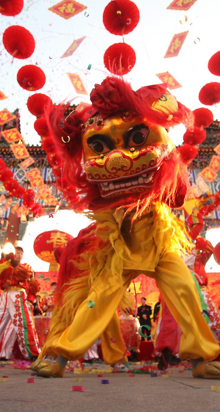 Lion Dance Wallpapers - Top Free Lion Dance Backgrounds - WallpaperAccess