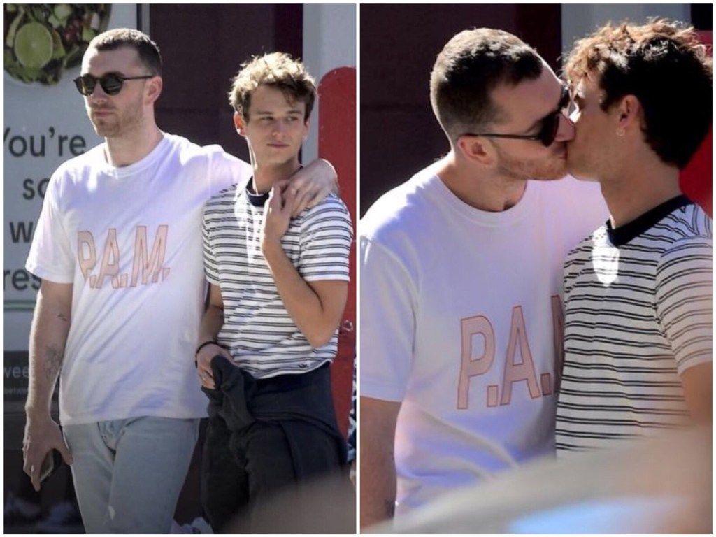 1024x768 Sam Smith Spotted Kissing Brandon Flynn in NYC